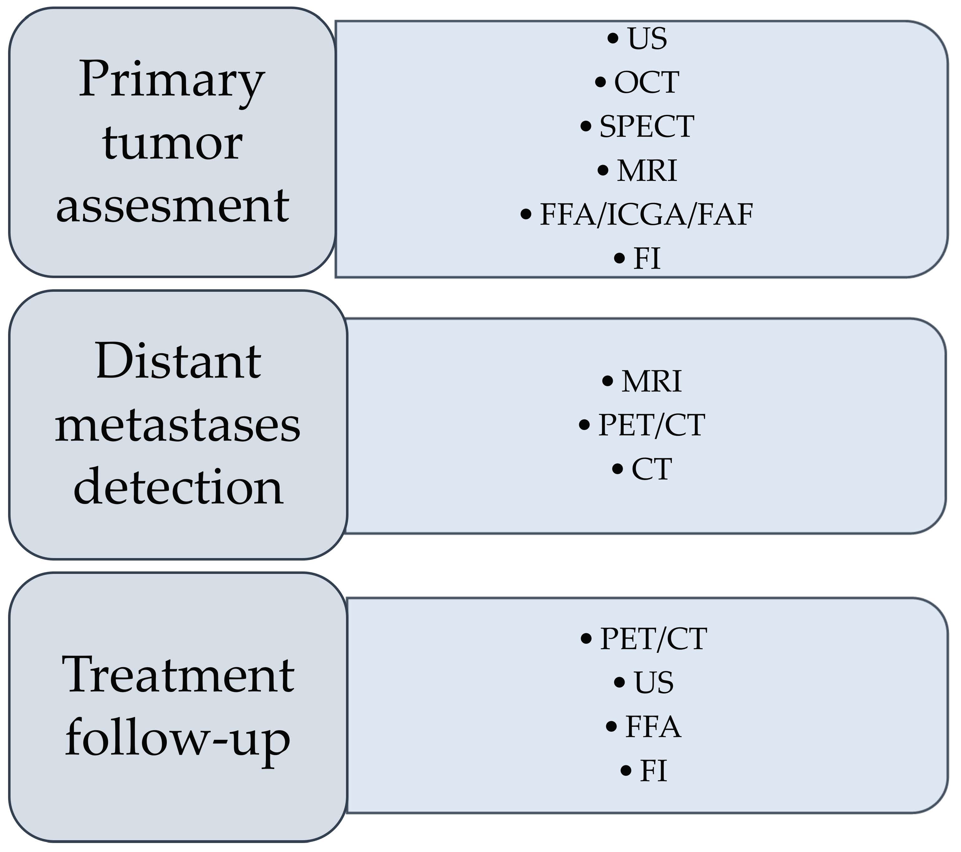 Cancers | Free Full-Text | Imaging of Uveal Melanoma&mdash;Current Standard  and Methods in Development