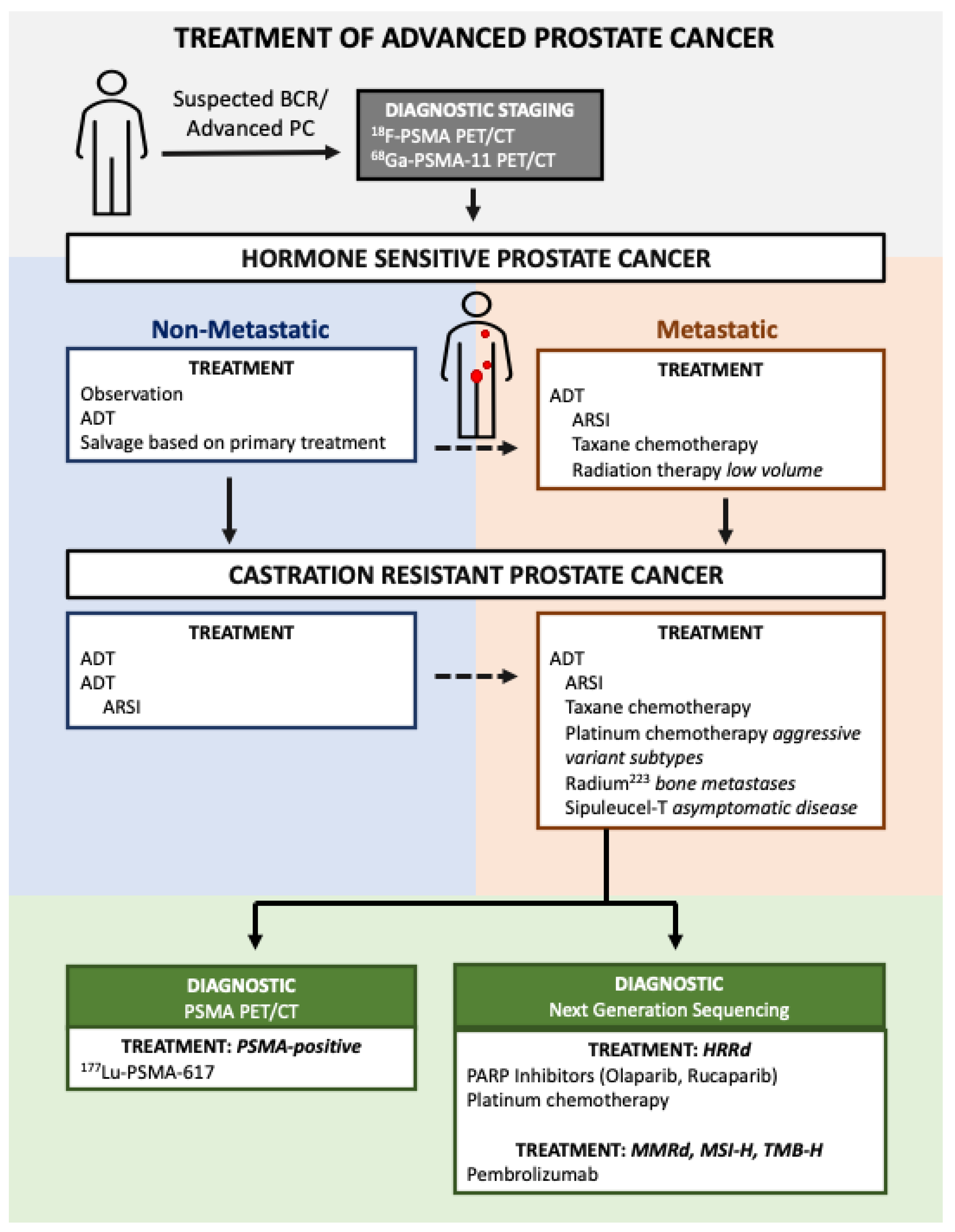 Cancers Free Full Text Management Of Advanced Prostate Cancer In The Precision Oncology Era