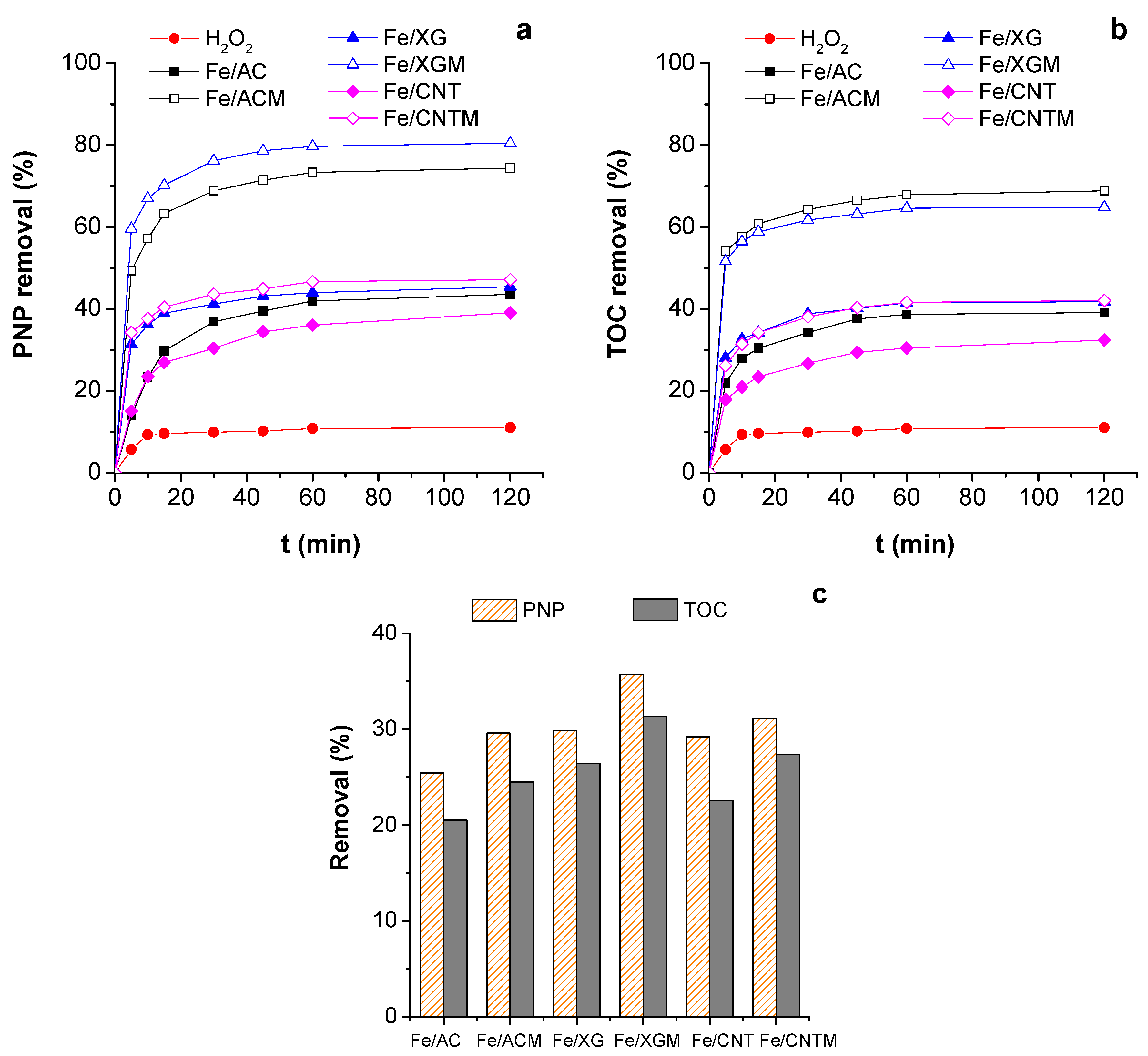 Catalysts Free Full Text Heterogeneous Fenton Like Degradation Of P Nitrophenol Over Tailored Carbon Based Materials Html