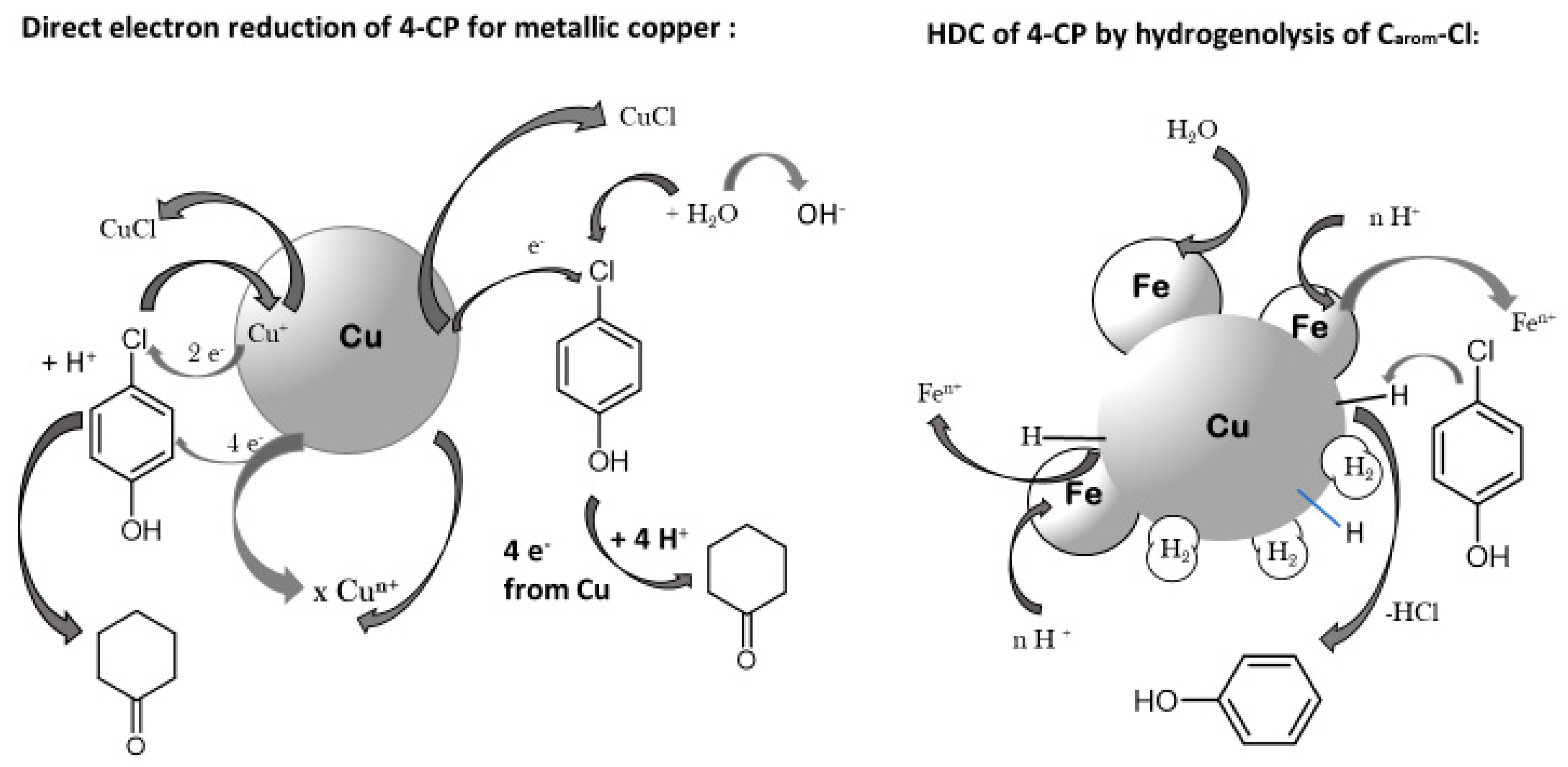 Catalysts Free Full Text The Influence Of Copper On Halogenation Dehalogenation Reactions Of Aromatic Compounds And Its Role In The Destruction Of Polyhalogenated Aromatic Contaminants Html