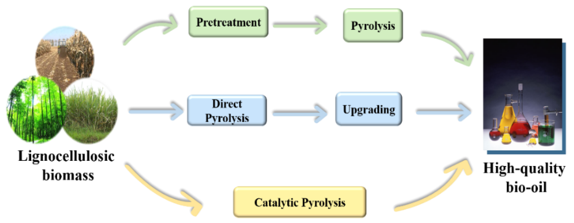 Electrochemical transformations of fast pyrolysis bio-oils and related bio- oil compounds