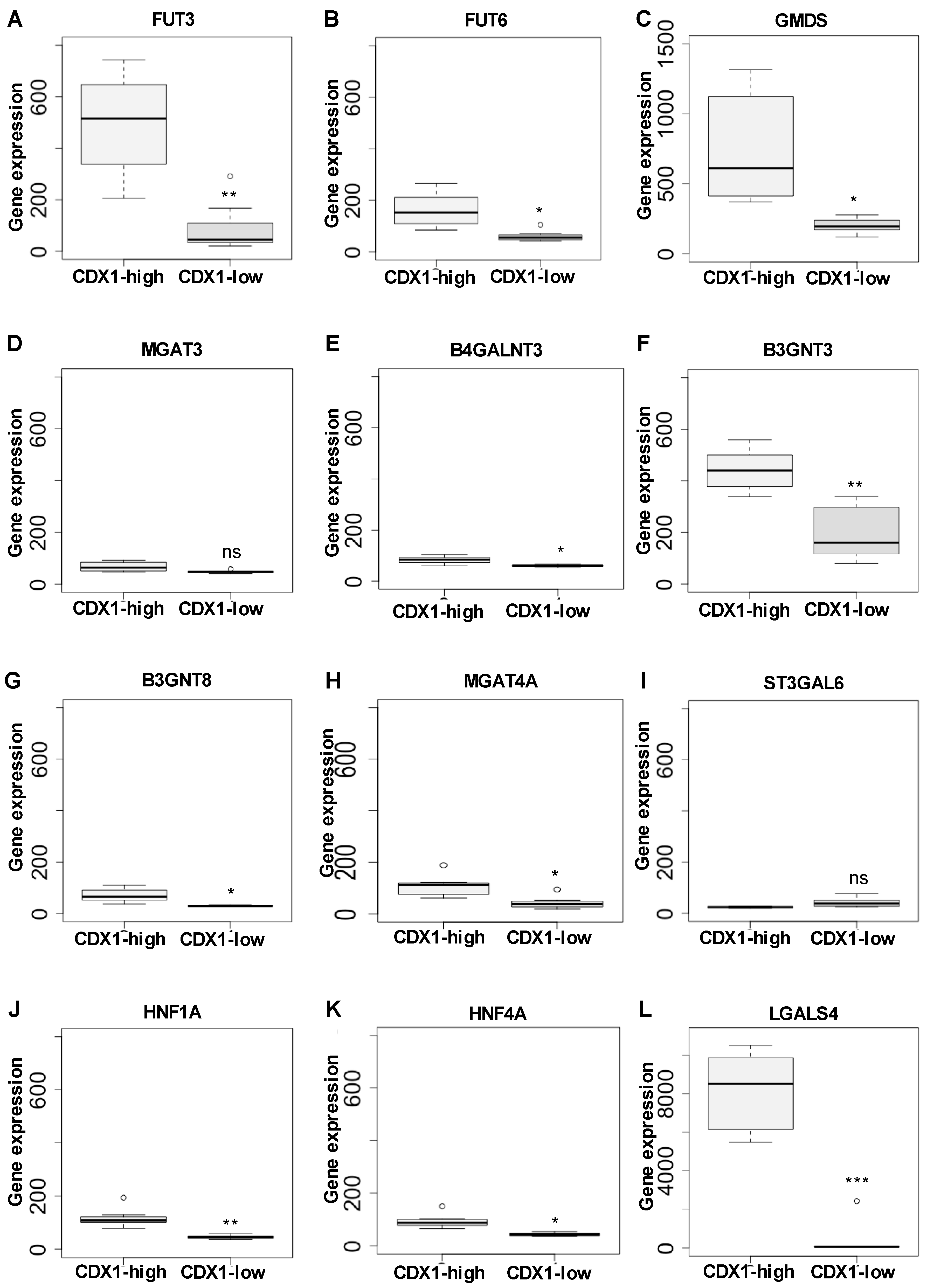 Cells | Free Full-Text | N-Glycomic and Transcriptomic Changes Associated  with CDX1 mRNA Expression in Colorectal Cancer Cell Lines | HTML
