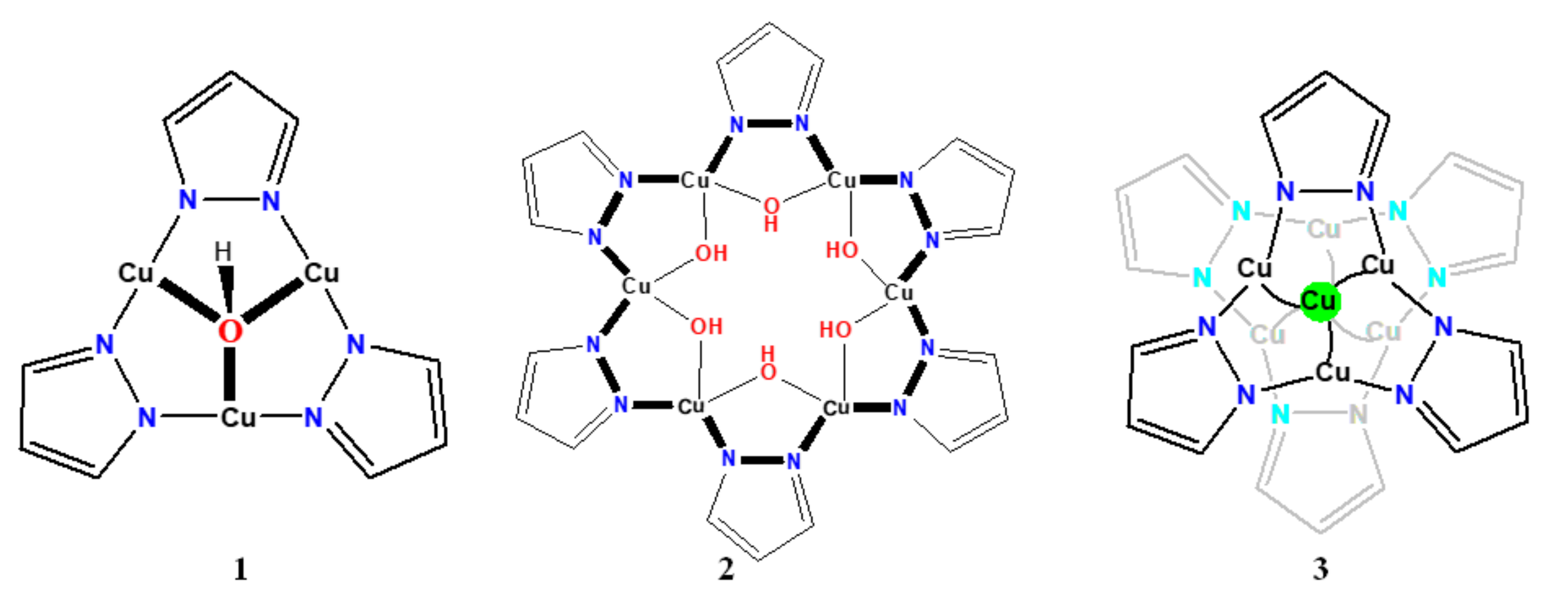 Chemistry Free Full Text New Syntheses Analytic Spin Hamiltonians Structural And Computational Characterization For A Series Of Tri Hexa And Hepta Nuclear Copper Ii Complexes With Prototypic Patterns Html