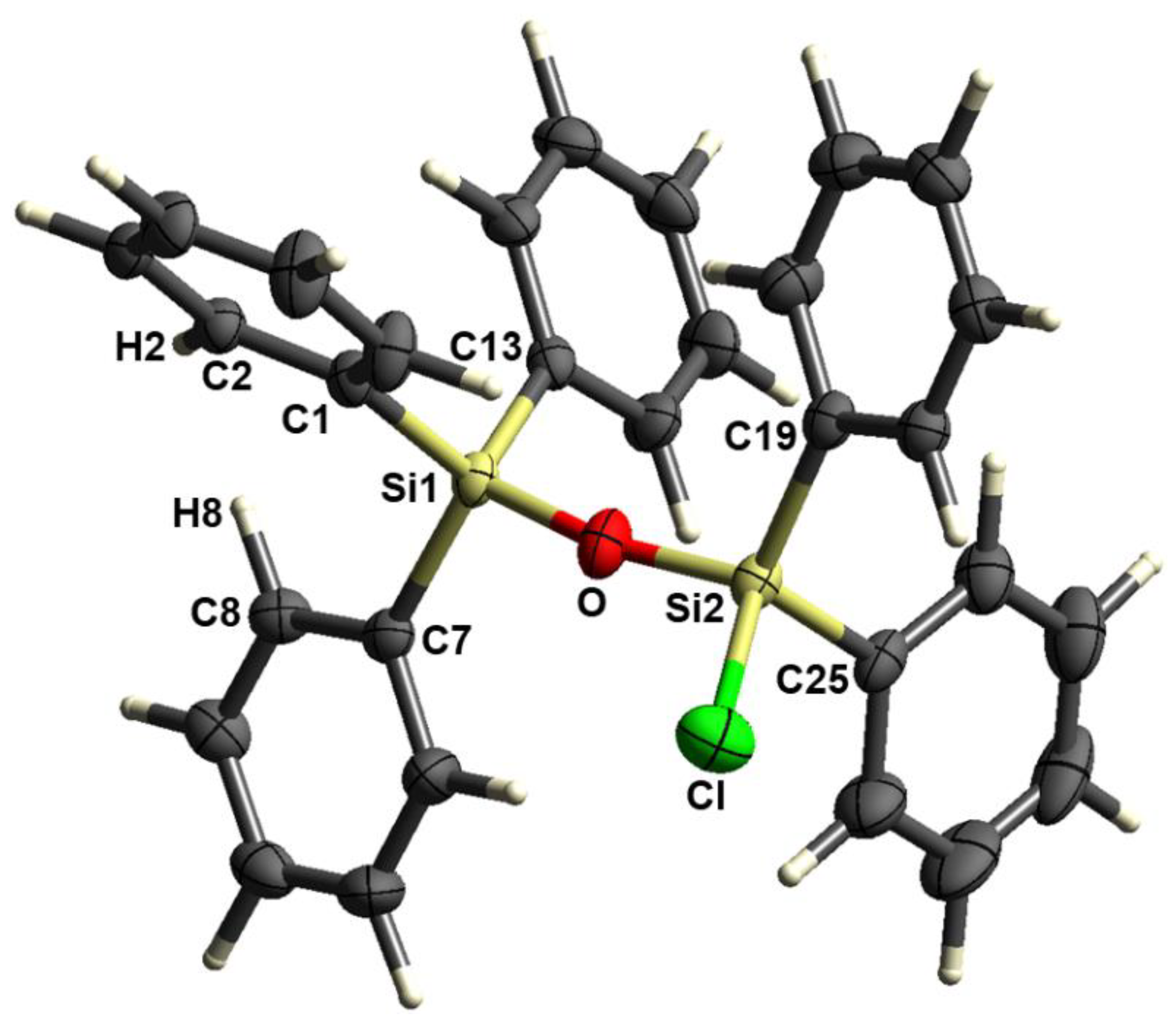 Chemistry | Free Full-Text | Chloropentaphenyldisiloxane—Model Study on  Intermolecular Interactions in the Crystal Structure of a  Monofunctionalized Disiloxane