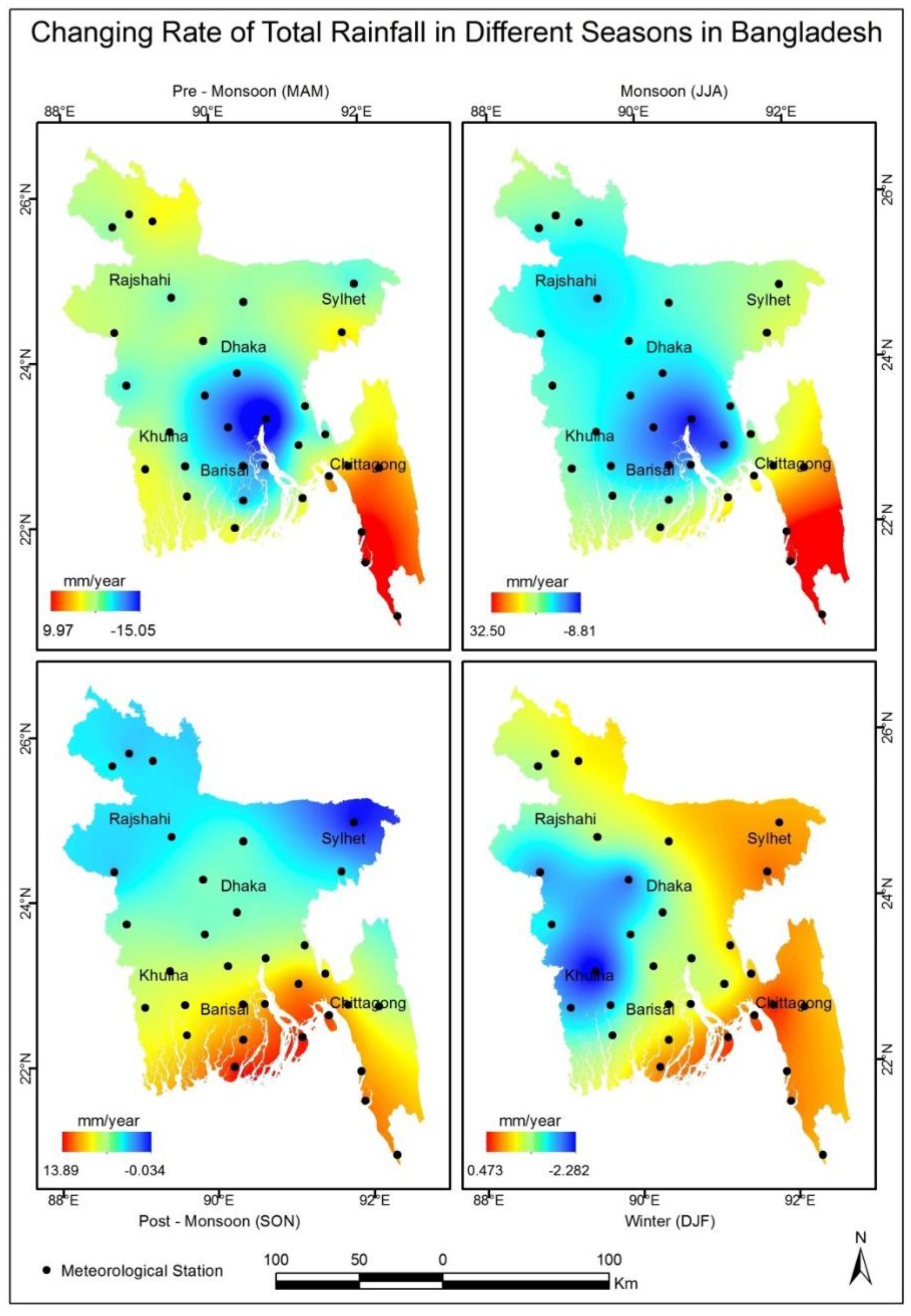 Climate | Free Full-Text | Geospatial Modeling for Investigating ...