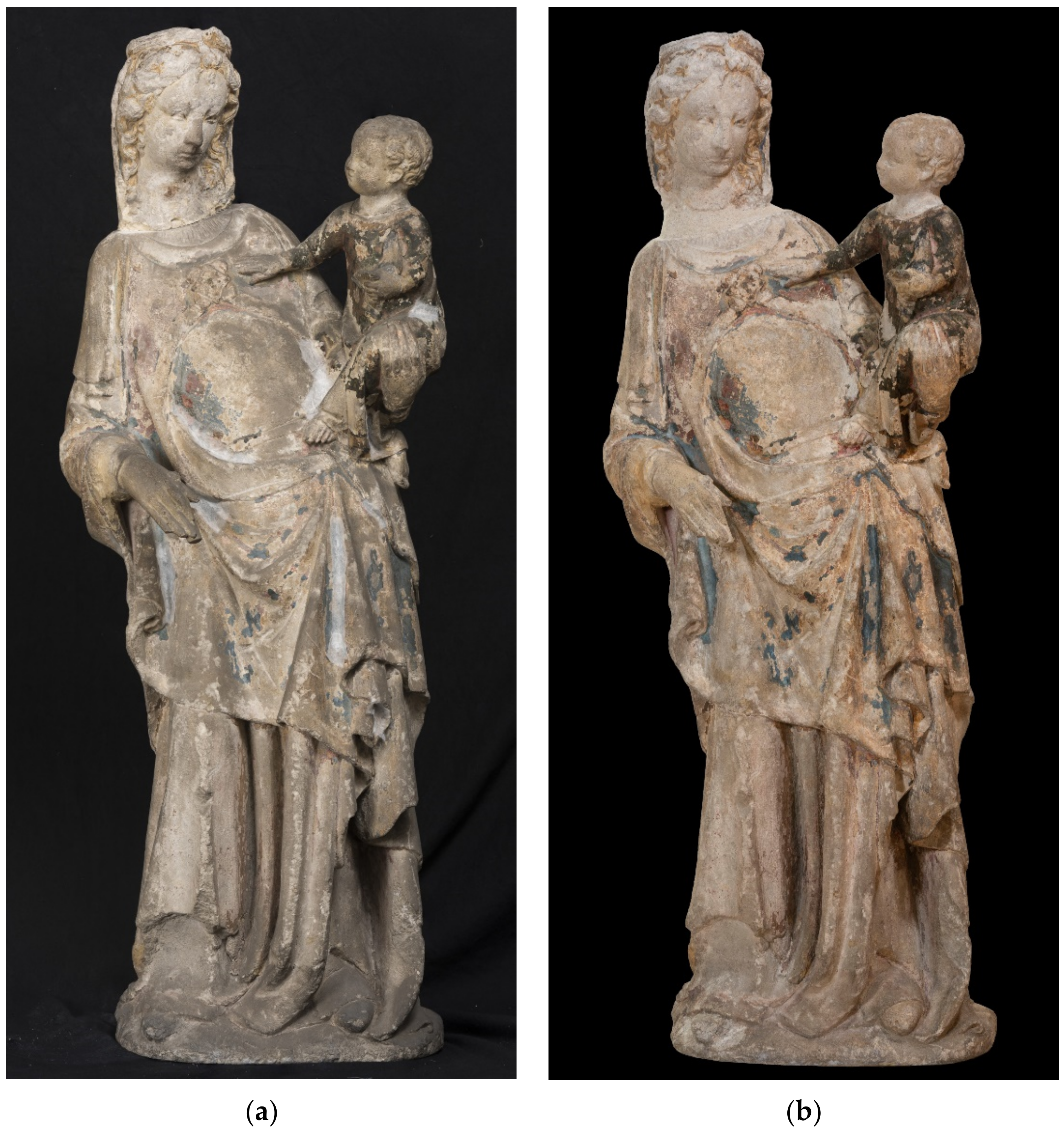 Coatings | Free Full-Text | Consolidation and Adhesion of Pictorial Layers  on a Stone Substrate. The Study Case of the Virgin with the Child from  Palazzo Madama, in Turin