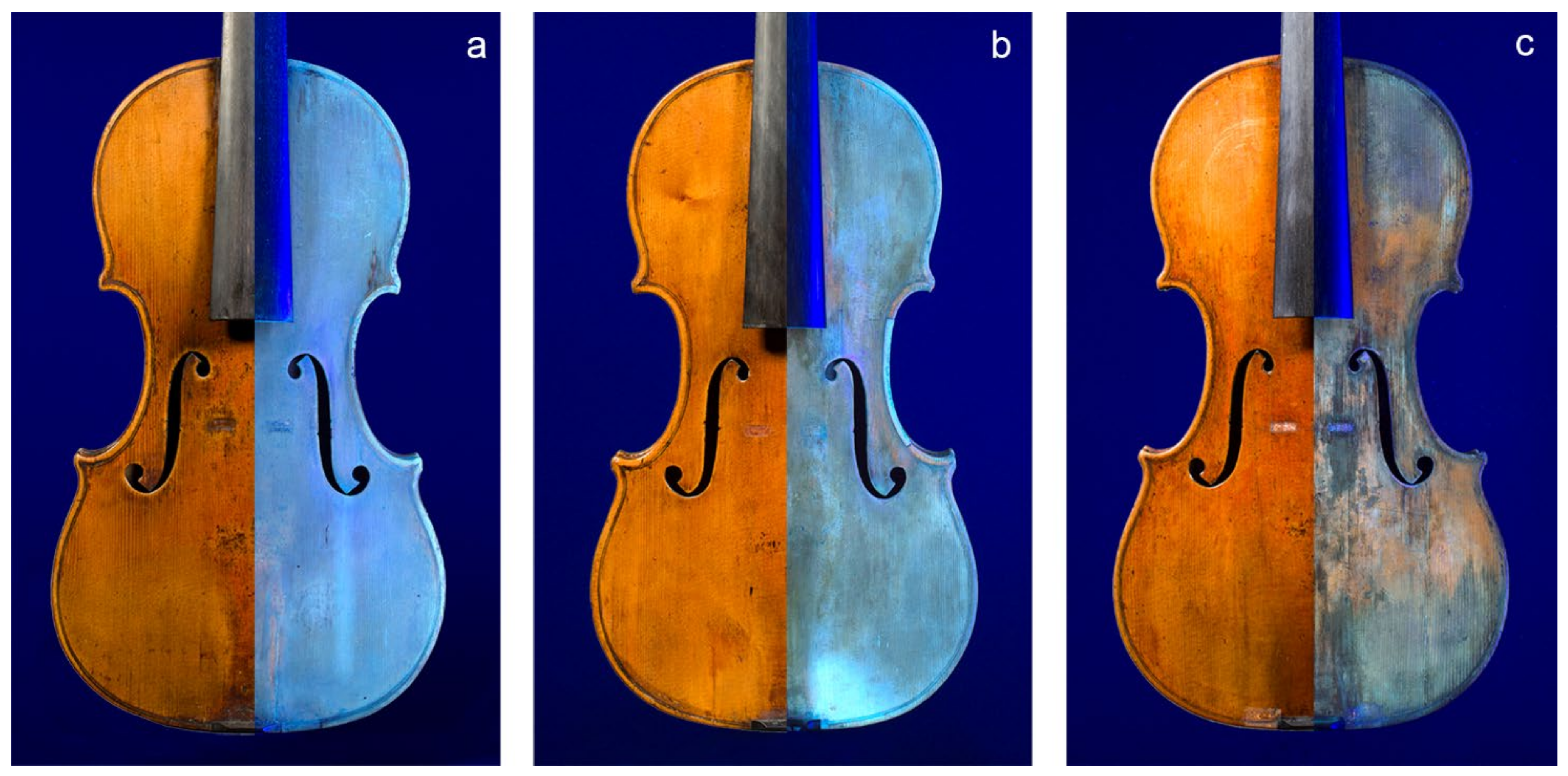 Coatings | Free Full-Text | Compositional and Morphological Comparison  among Three Coeval Violins Made by Giuseppe Guarneri “del Gesù” in 1734