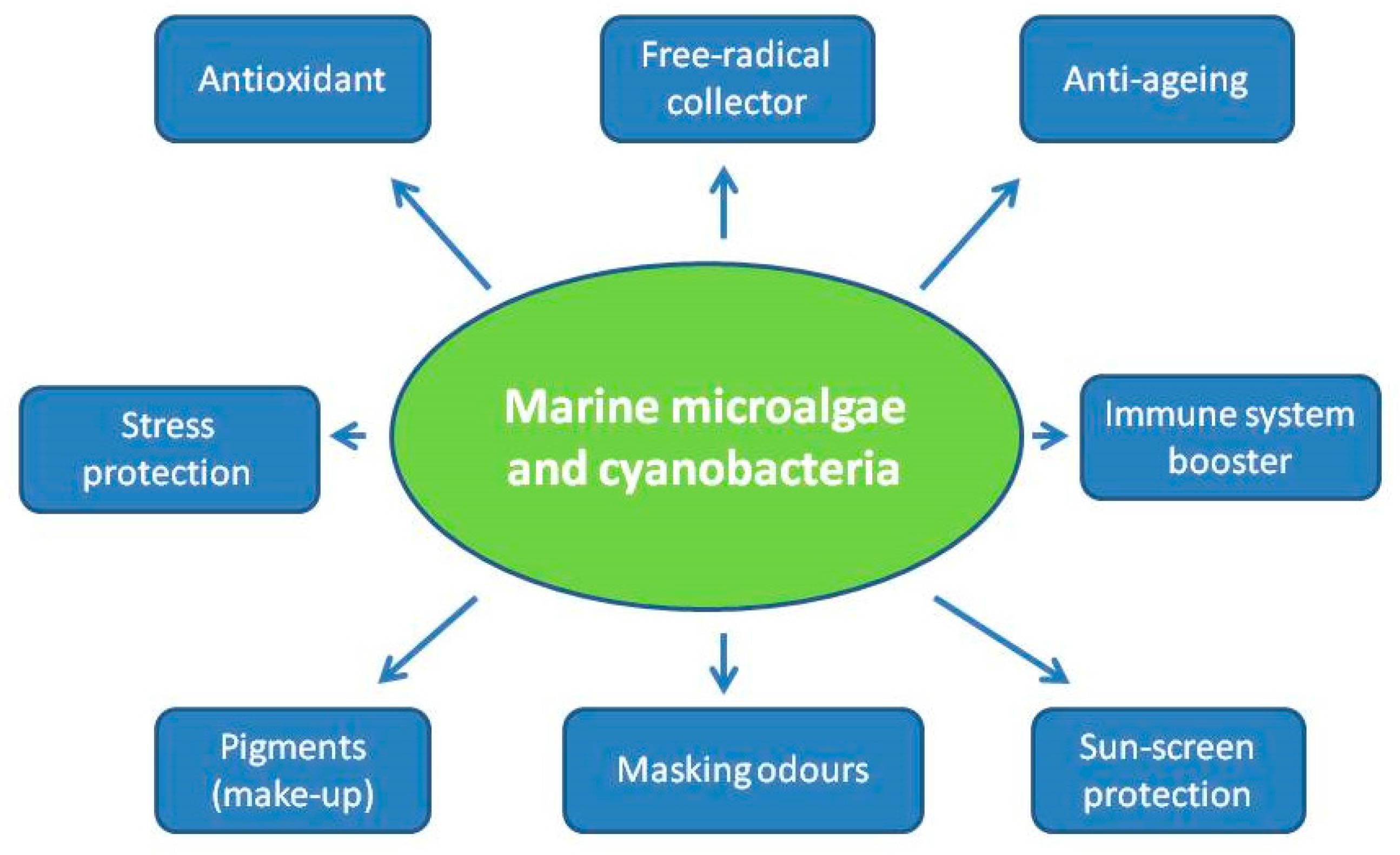 Cosmetics | Free Full-Text | The Potential Use of Marine Microalgae and  Cyanobacteria in Cosmetics and Thalassotherapy