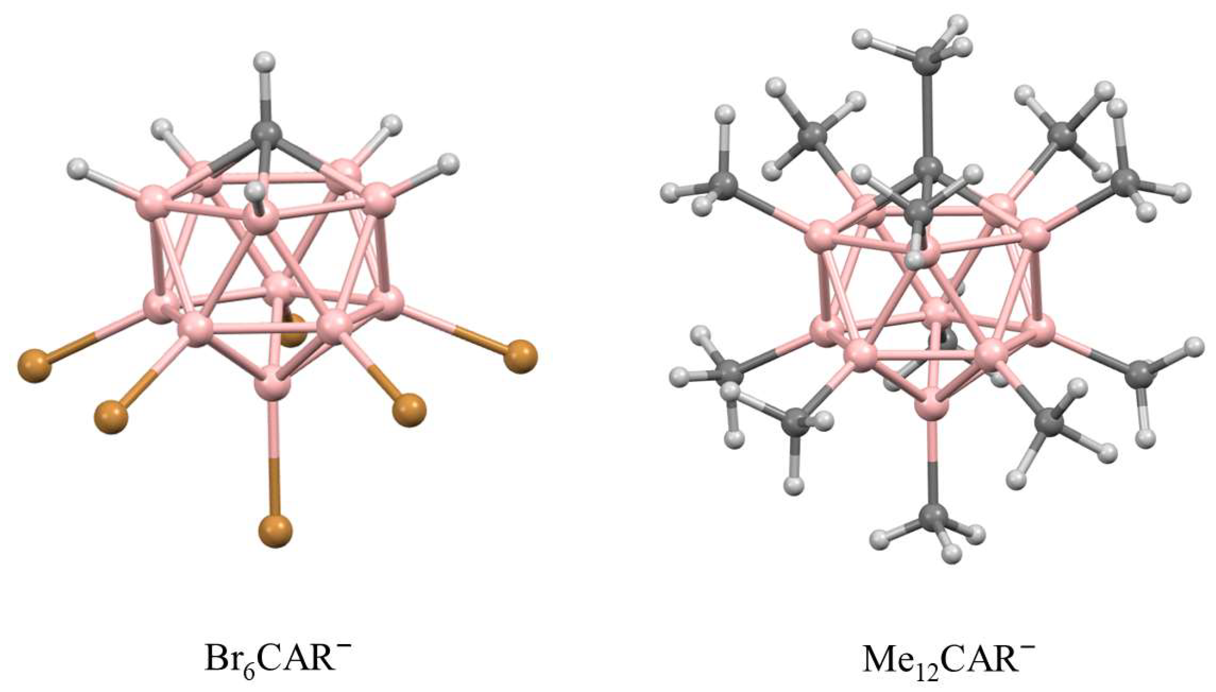 Crystals | Free Full-Text | Crystal Engineering of Cation-Radical Salts  with Weakly Coordinating Carbadodecaborate Anions
