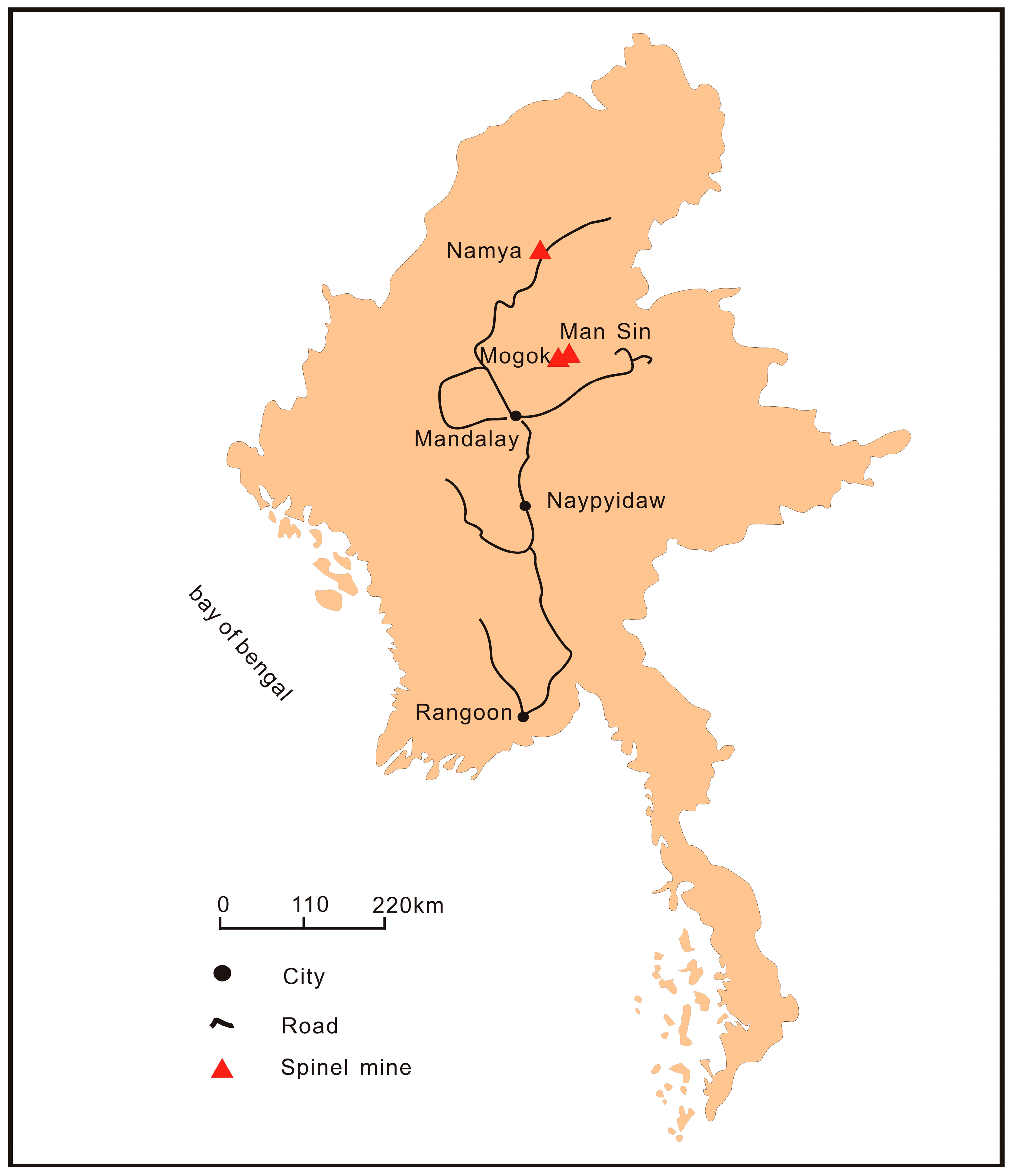 Spinel: Mineral information, data and localities.