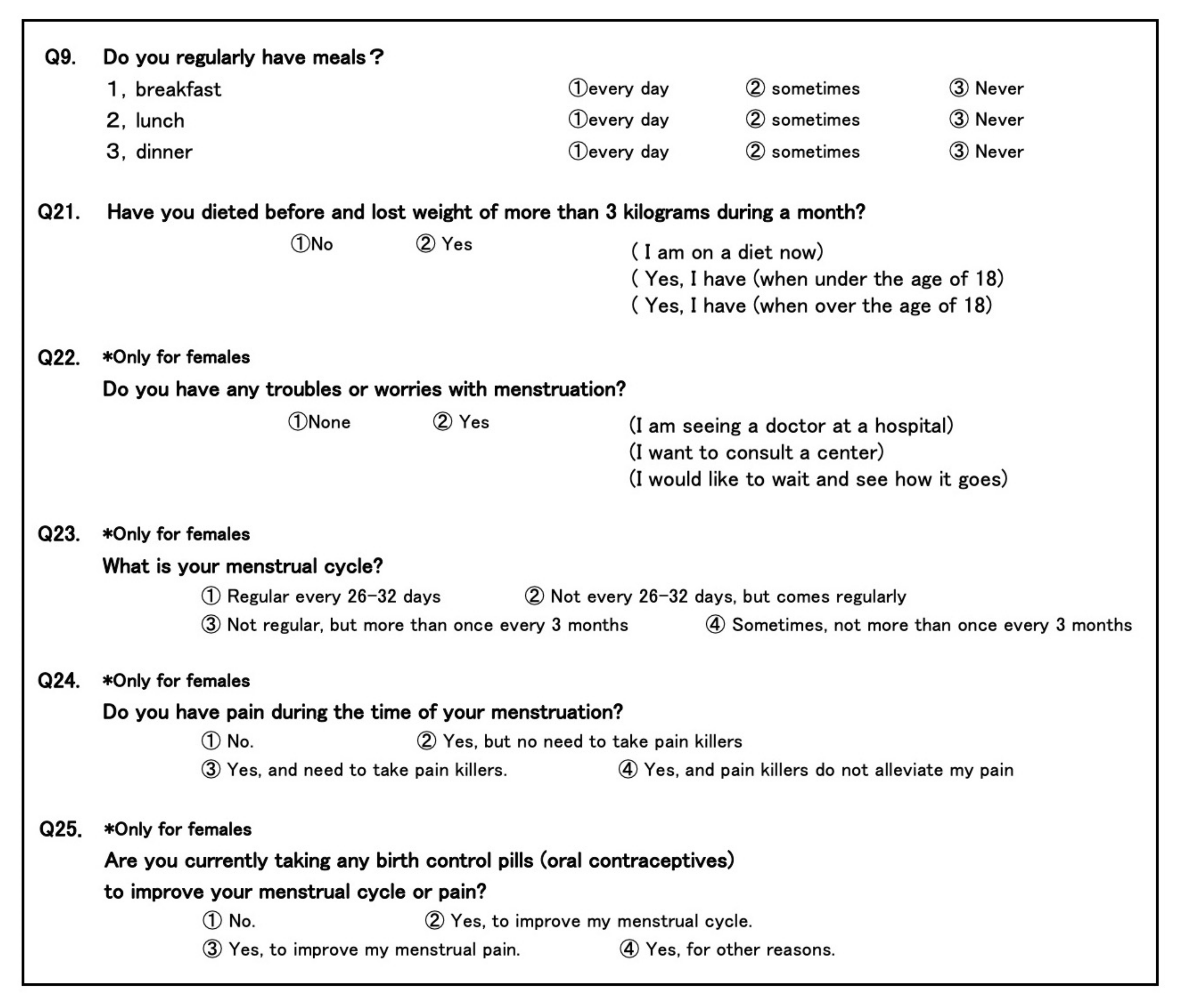 Diagnostics | Free Full-Text | Breakfast Skipping in Female College ...