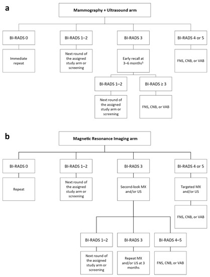 Diagnostics | Free Full-Text | MRI versus Mammography plus Ultrasound in  Women at Intermediate Breast Cancer Risk: Study Design and Protocol of the  MRIB Multicenter, Randomized, Controlled Trial