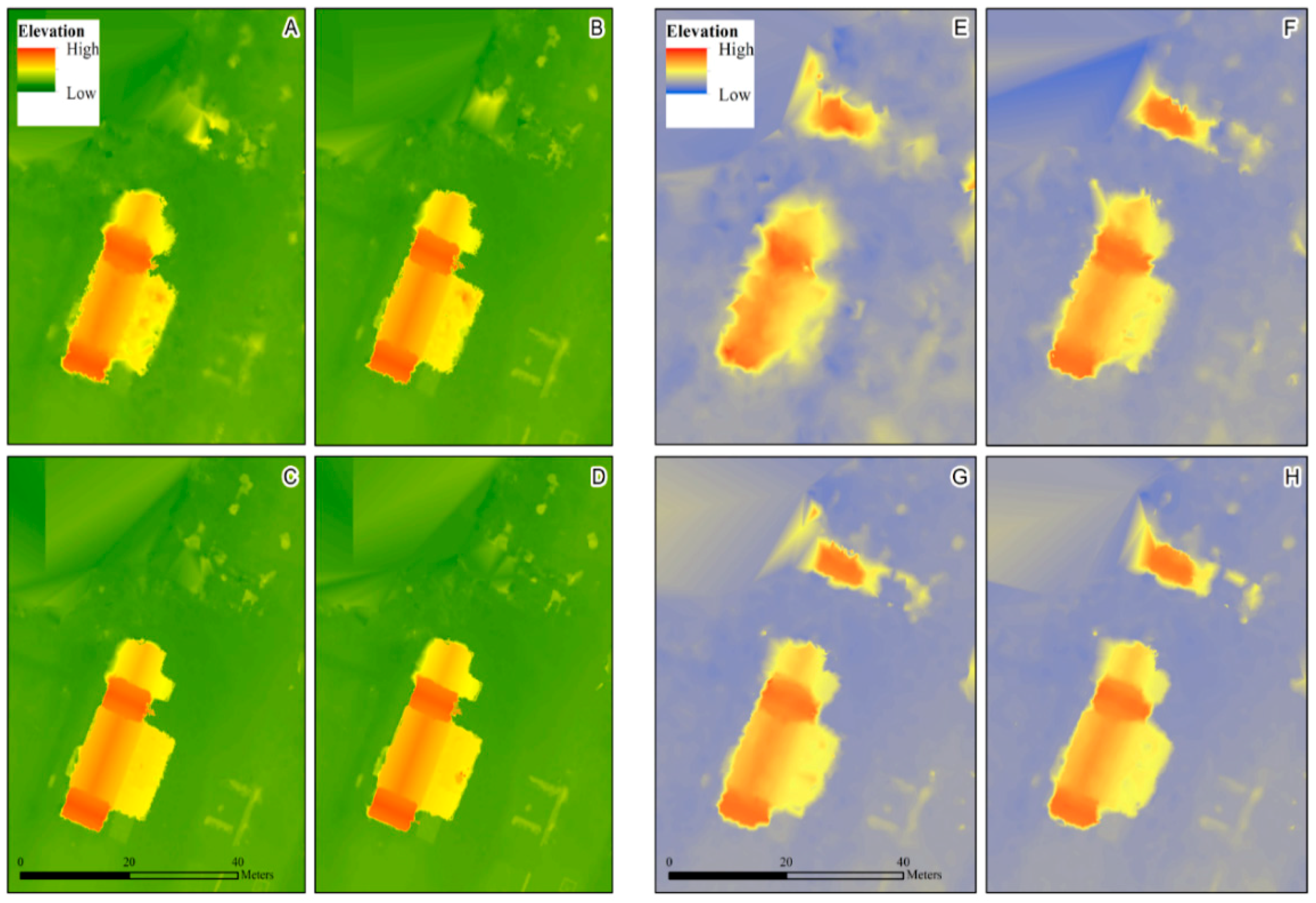 Drones Free Full Text Multi Sensor Assessment Of The Effects Of Varying Processing Parameters On Uas Product Accuracy And Quality Html