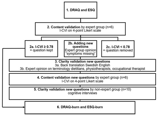 EBJ | Free Full-Text | Two Modified Questionnaires for the Assessment of  Nutrition Impact Symptoms in the Rehabilitation Phase after Burn Injury: A  Content Validation Study | HTML