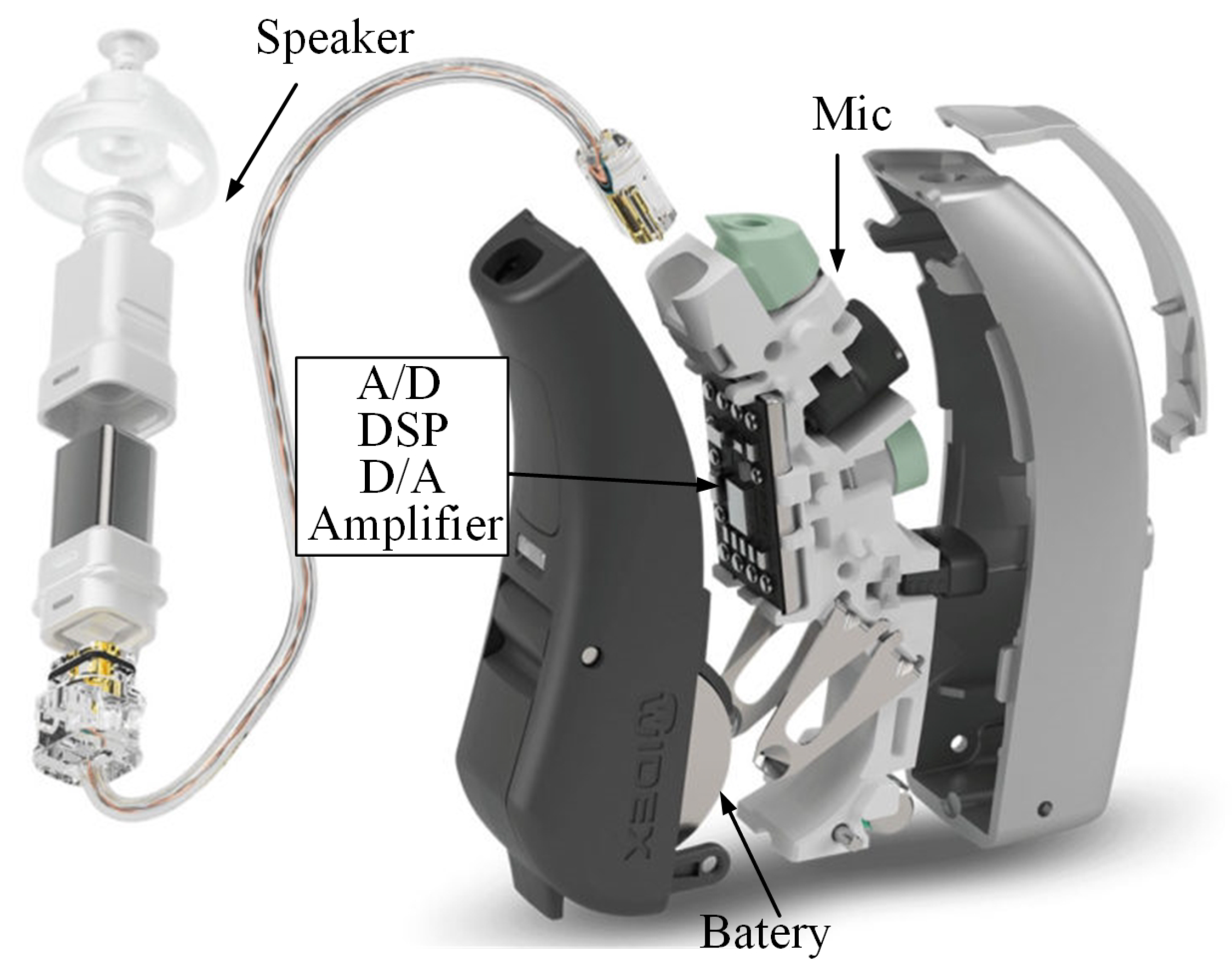 hearing aid diagram