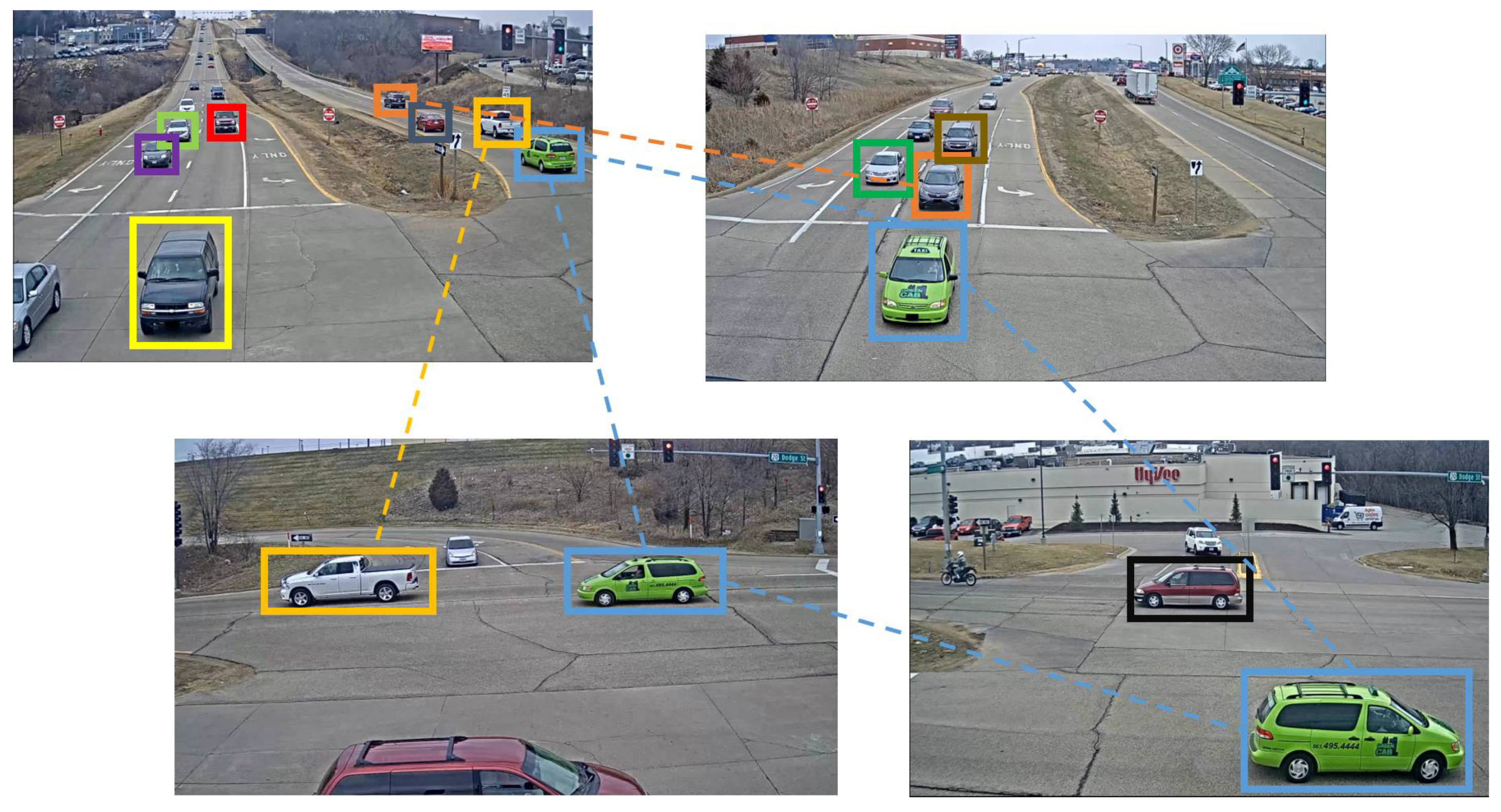 Electronics | Free Full-Text | Multi-Camera Vehicle Tracking Based on Deep  Tracklet Similarity Network