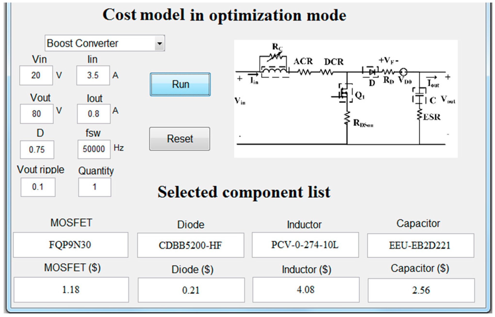 Energies | Free Full-Text | Implementation of Rapid Prototyping Tools for  Power Loss and Cost Minimization of DC-DC Converters | HTML