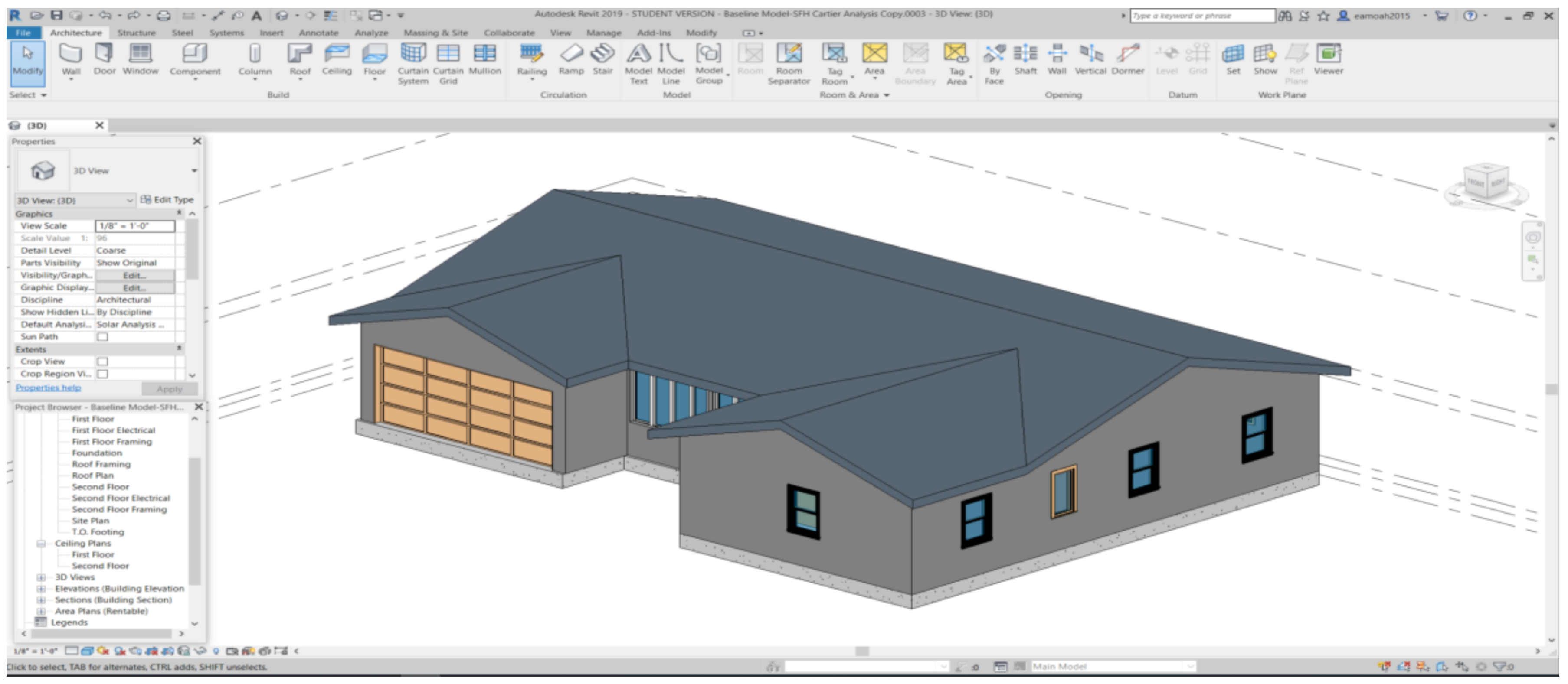 exposed rafter revit
