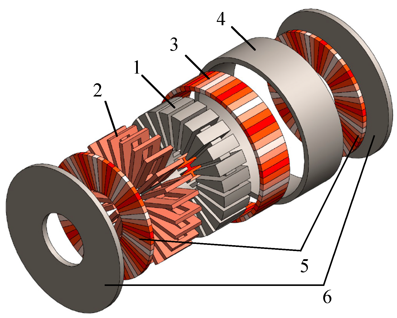 Energies | Free Full-Text | Design and Analysis of a Novel Axial-Radial  Flux Permanent Magnet Machine with Halbach-Array Permanent Magnets