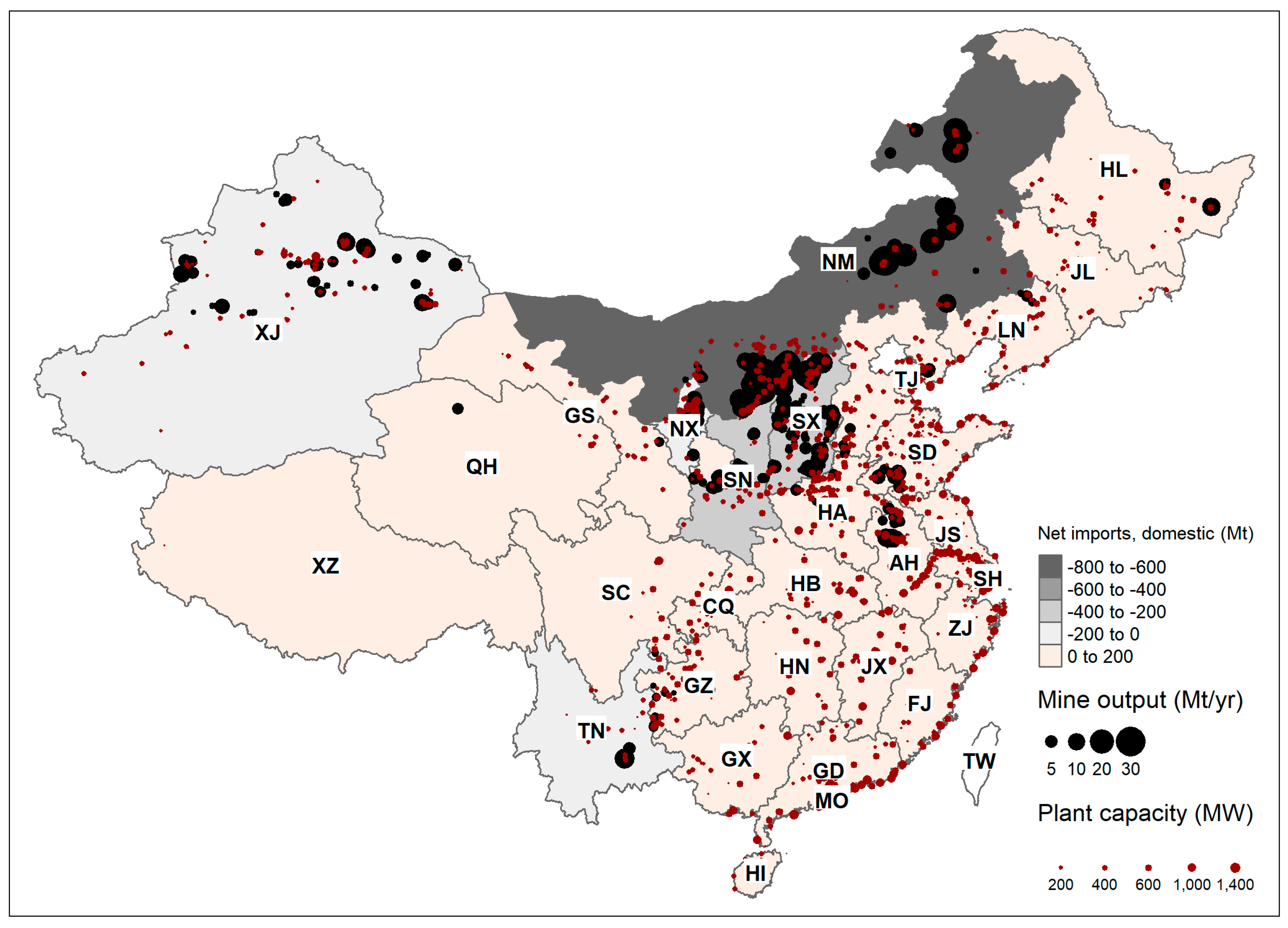 Energies | Free Full-Text | Estimating the Employment and Fiscal  Consequences of Thermal Coal Phase-Out in China | HTML