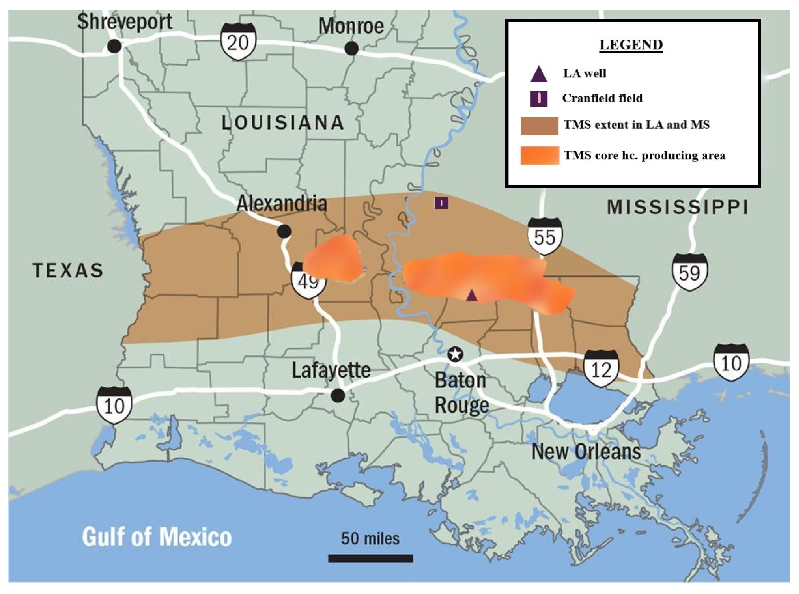 tuscaloosa shale county map