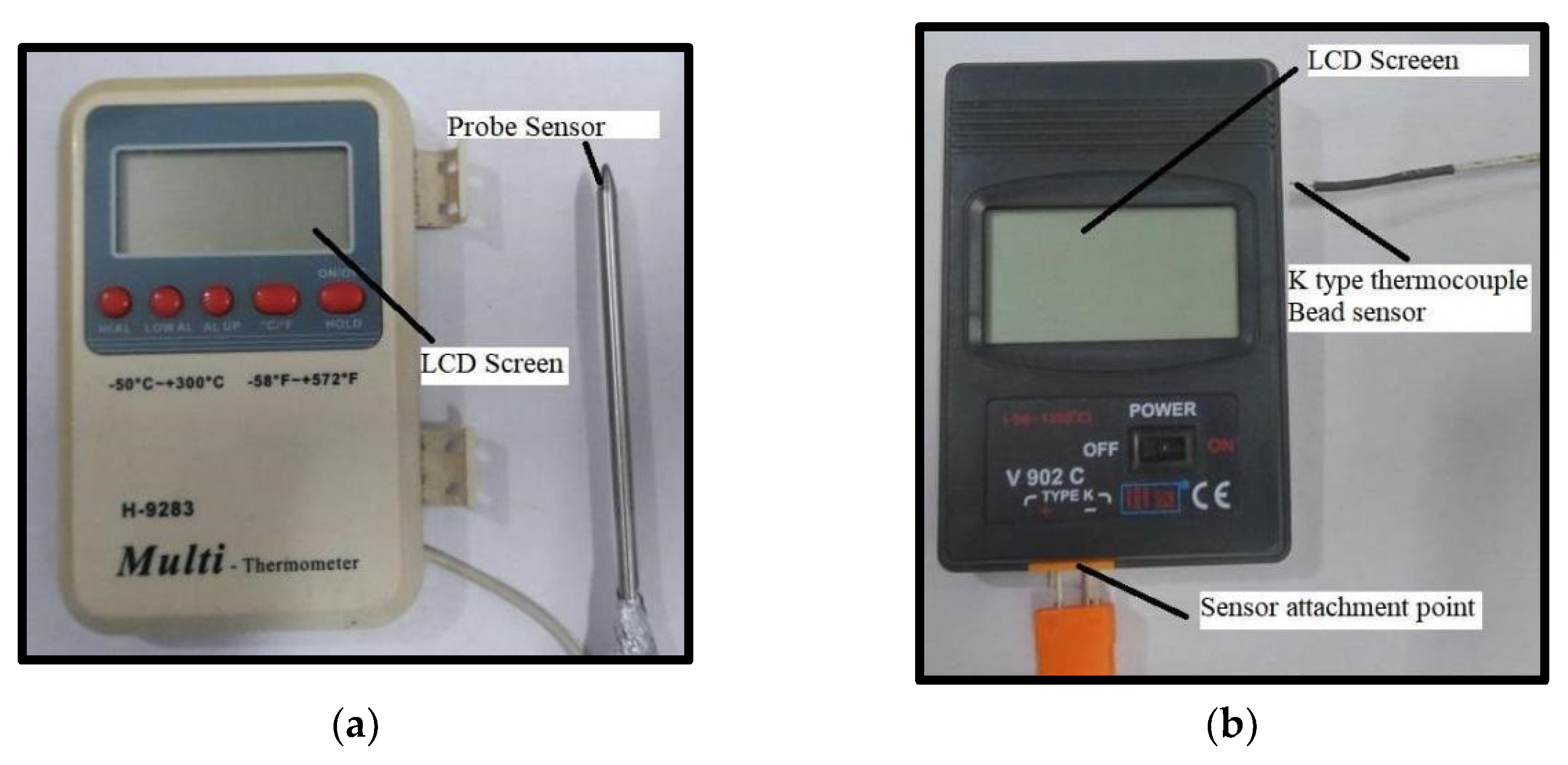 h-9269 high/low temperature alarm digital thermometer