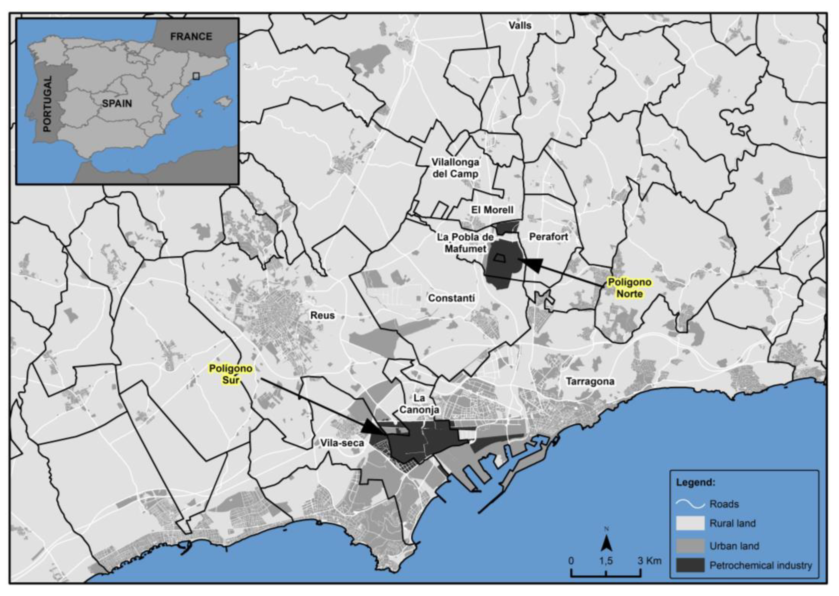 Environments | Free Full-Text | Public Risk Perception of the Petrochemical  Industry, Measured Using a Public Participation Geographic Information  System: A Case Study of Camp de Tarragona (Spain)