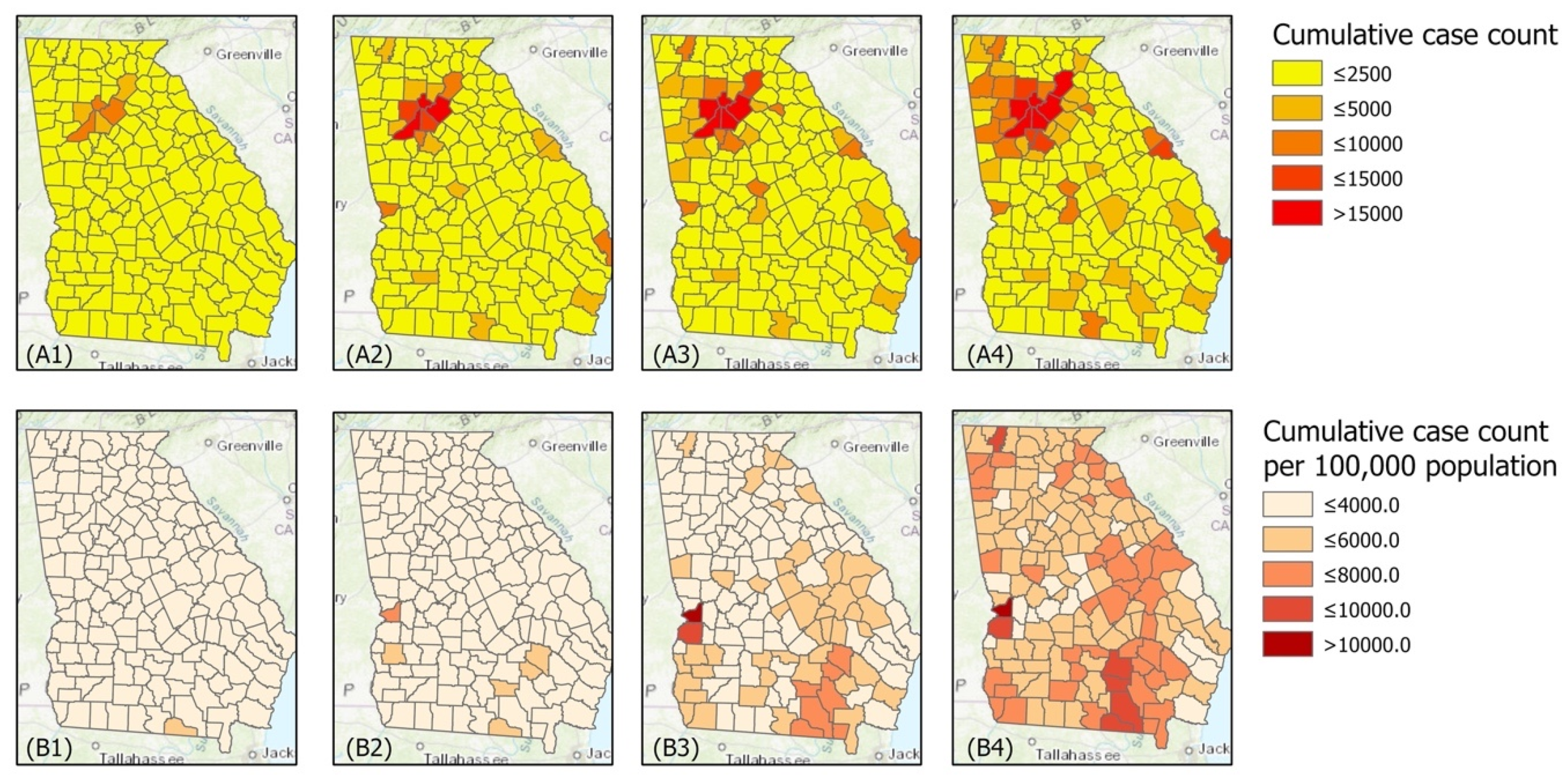 Epidemiologia | Free Full-Text | Spatially Refined Time-Varying  Reproduction Numbers of COVID-19 by Health District in Georgia, USA,  March–December 2020 | HTML