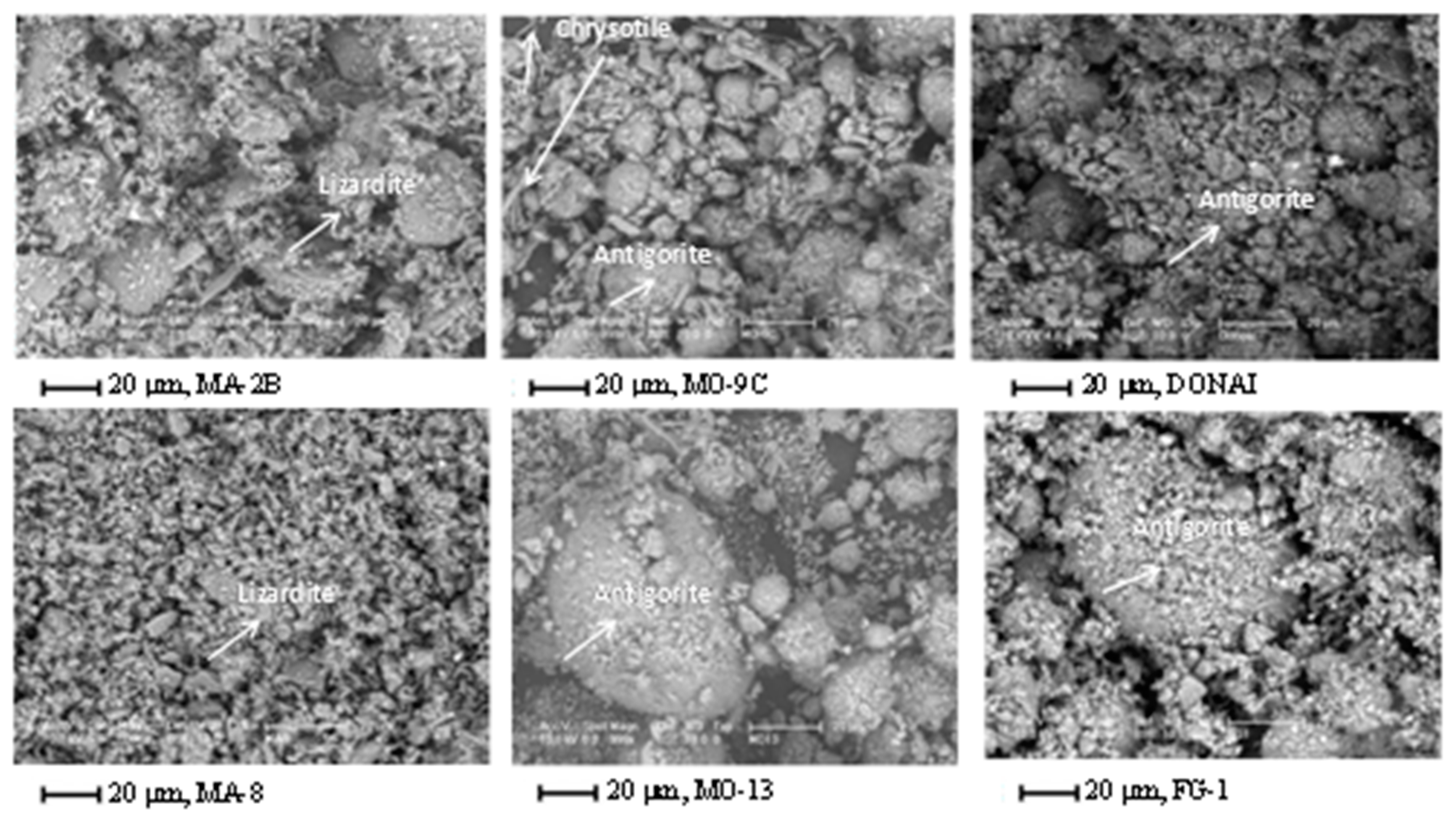 Fibers | Free Full-Text | Characterization of Serpentines from Different  Regions by Transmission Electron Microscopy, X-ray Diffraction, BET  Specific Surface Area and Vibrational and Electronic Spectroscopy | HTML