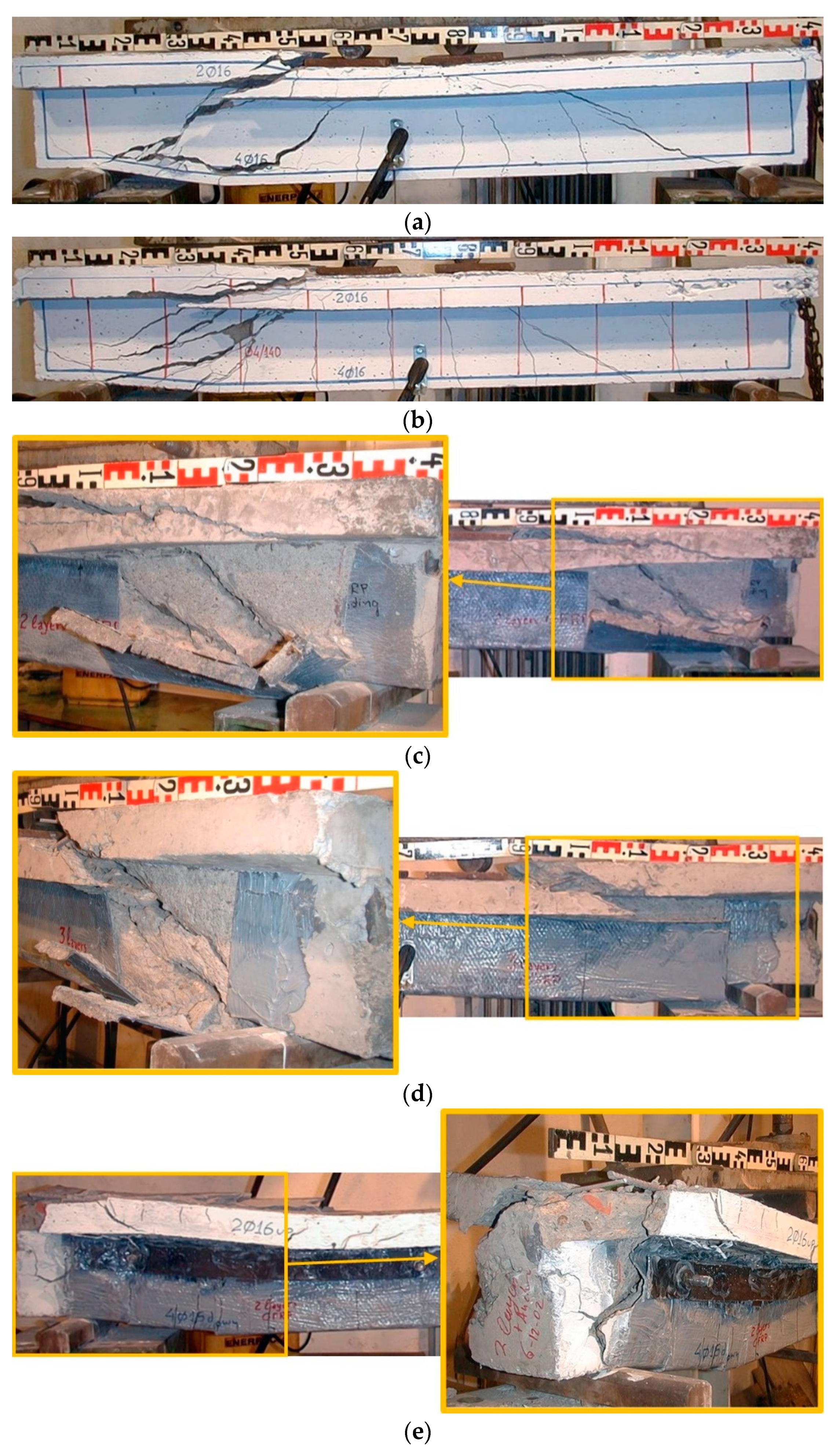 Fibers Free Full Text U Jacketing Applications Of Fiber Reinforced Polymers In Reinforced Concrete T Beams Against Shear Tests And Design Html