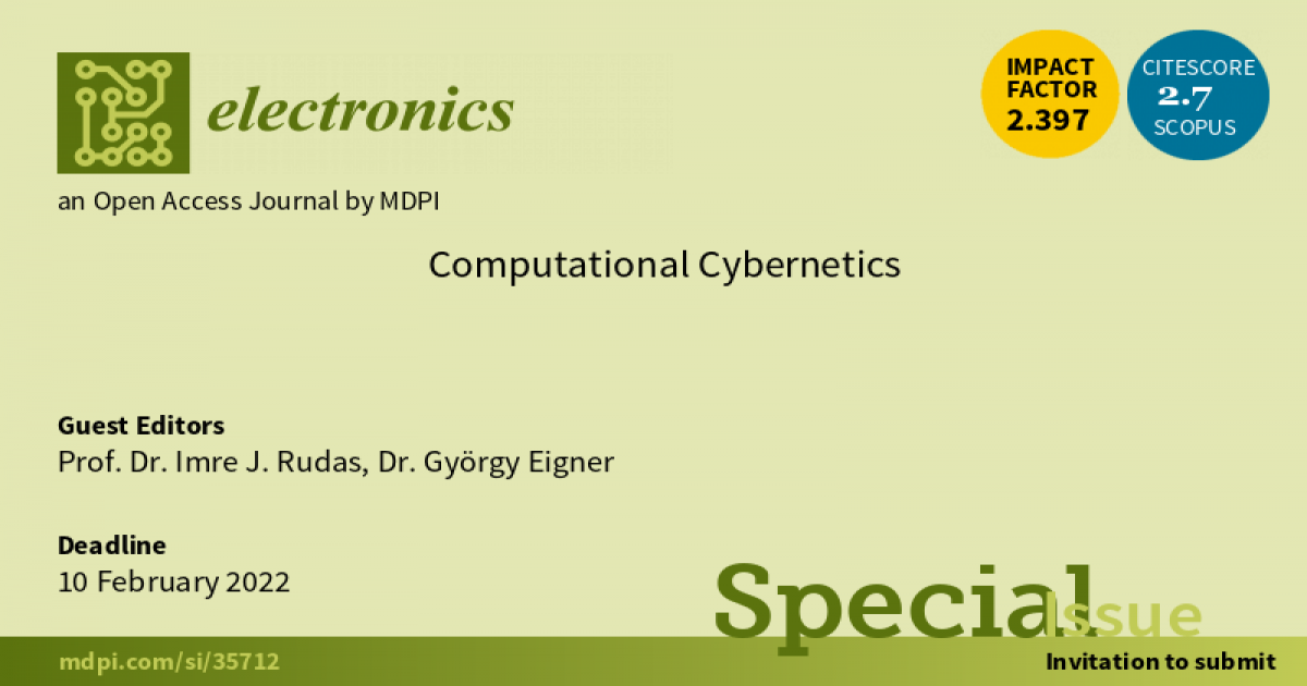Electronics | Special Issue : Computational Cybernetics