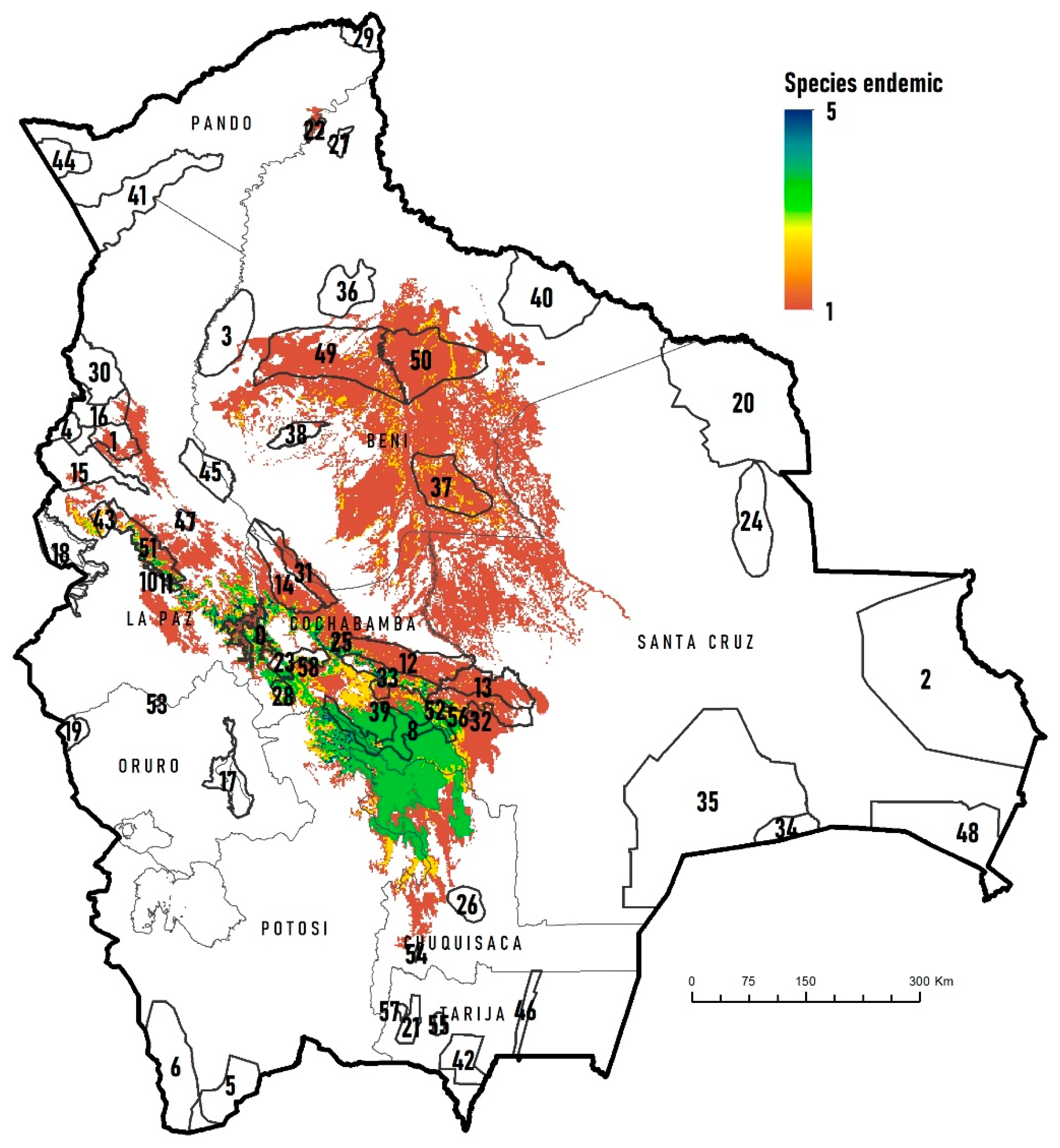 Fire | Free Full-Text | Impact of Fires on Key Biodiversity Areas (KBAs)  and Priority Bird Species for Conservation in Bolivia