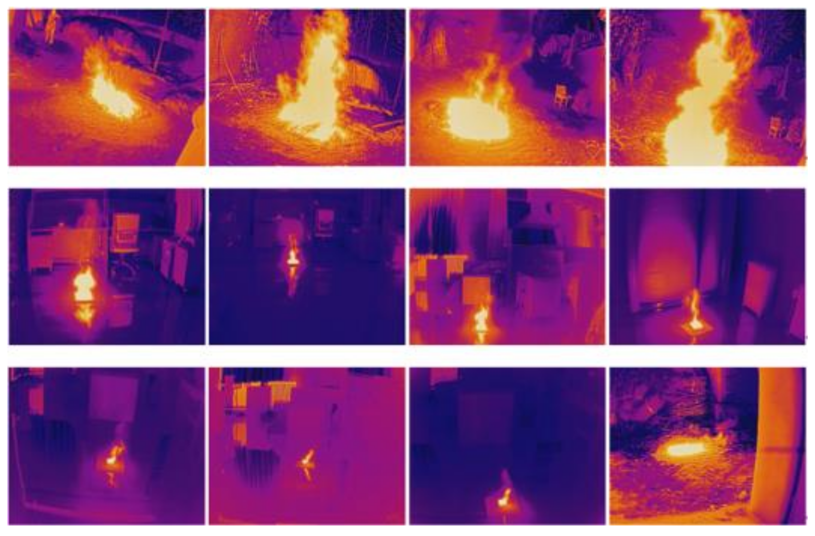 Fire | Free Full-Text | A Thermal Imaging Flame-Detection Model for  Firefighting Robot Based on YOLOv4-F Model
