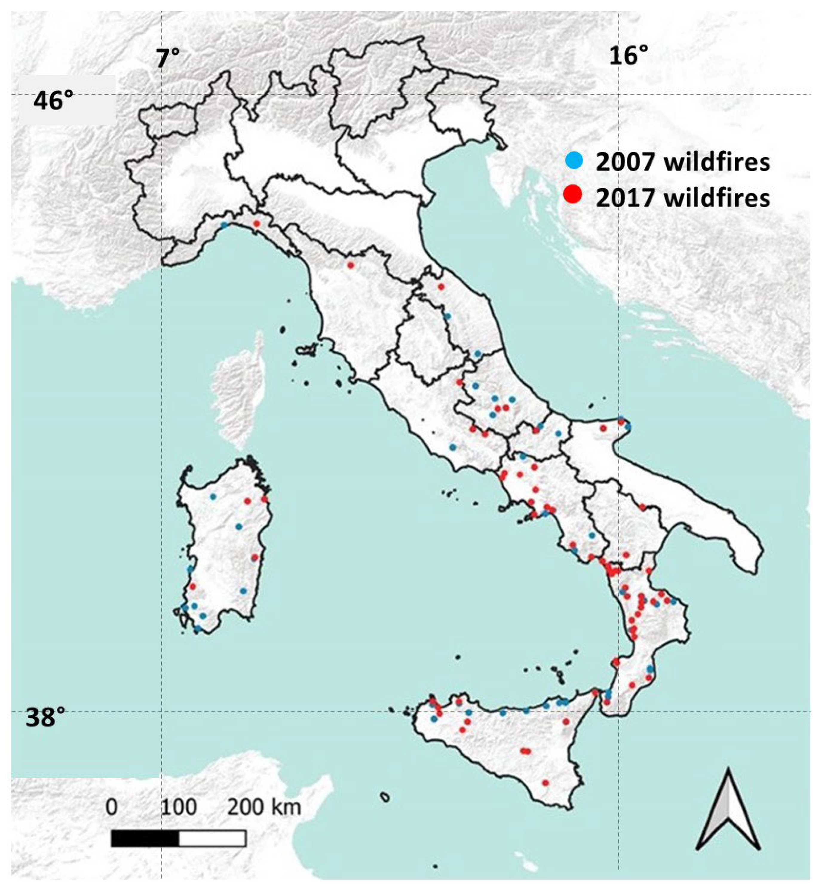 Fire Free FullText Burn Severity Drivers in Italian Large Wildfires