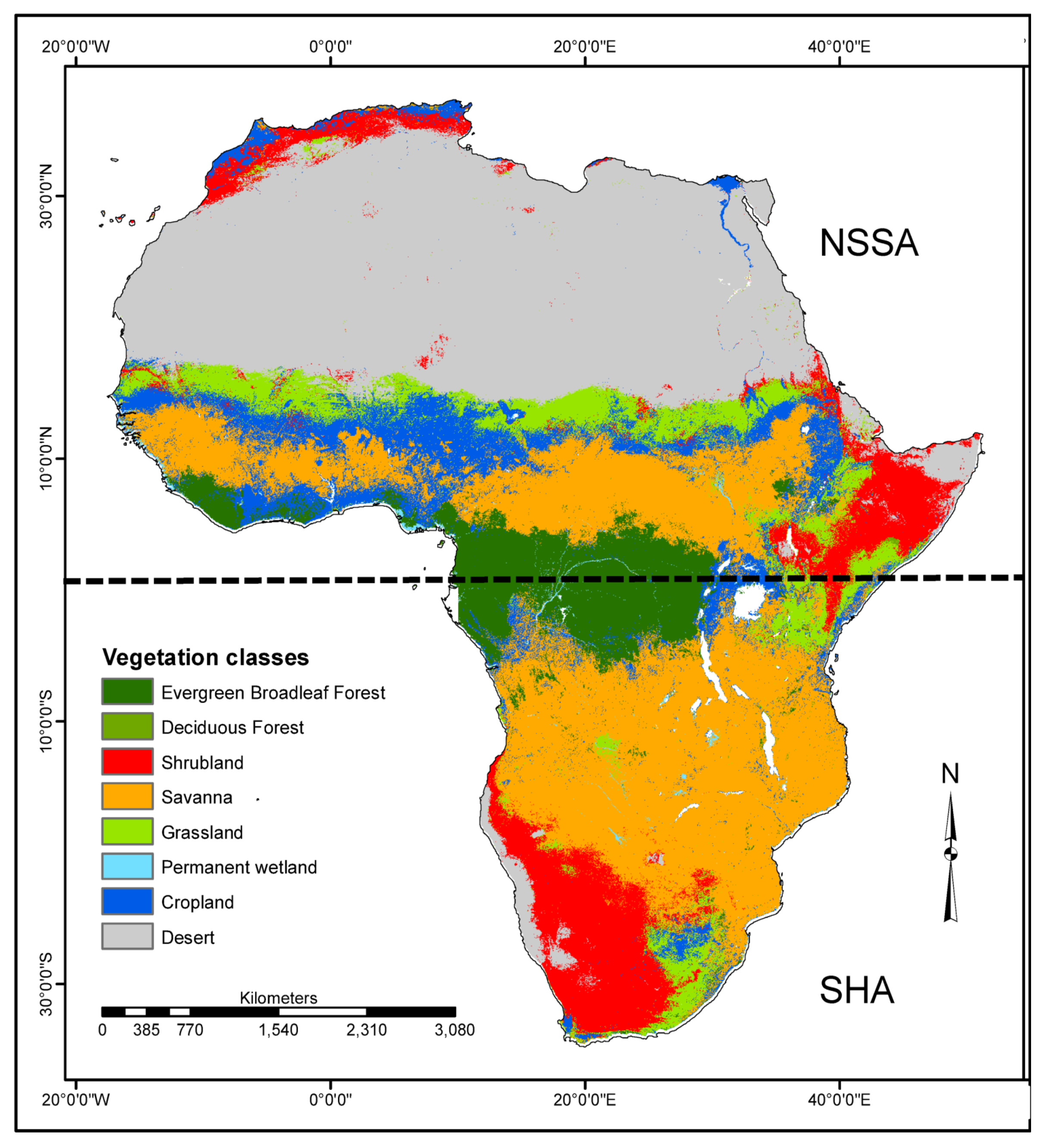 Fire | Free Full-Text | Cyclic Trends of Wildfires over Sub-Saharan Africa