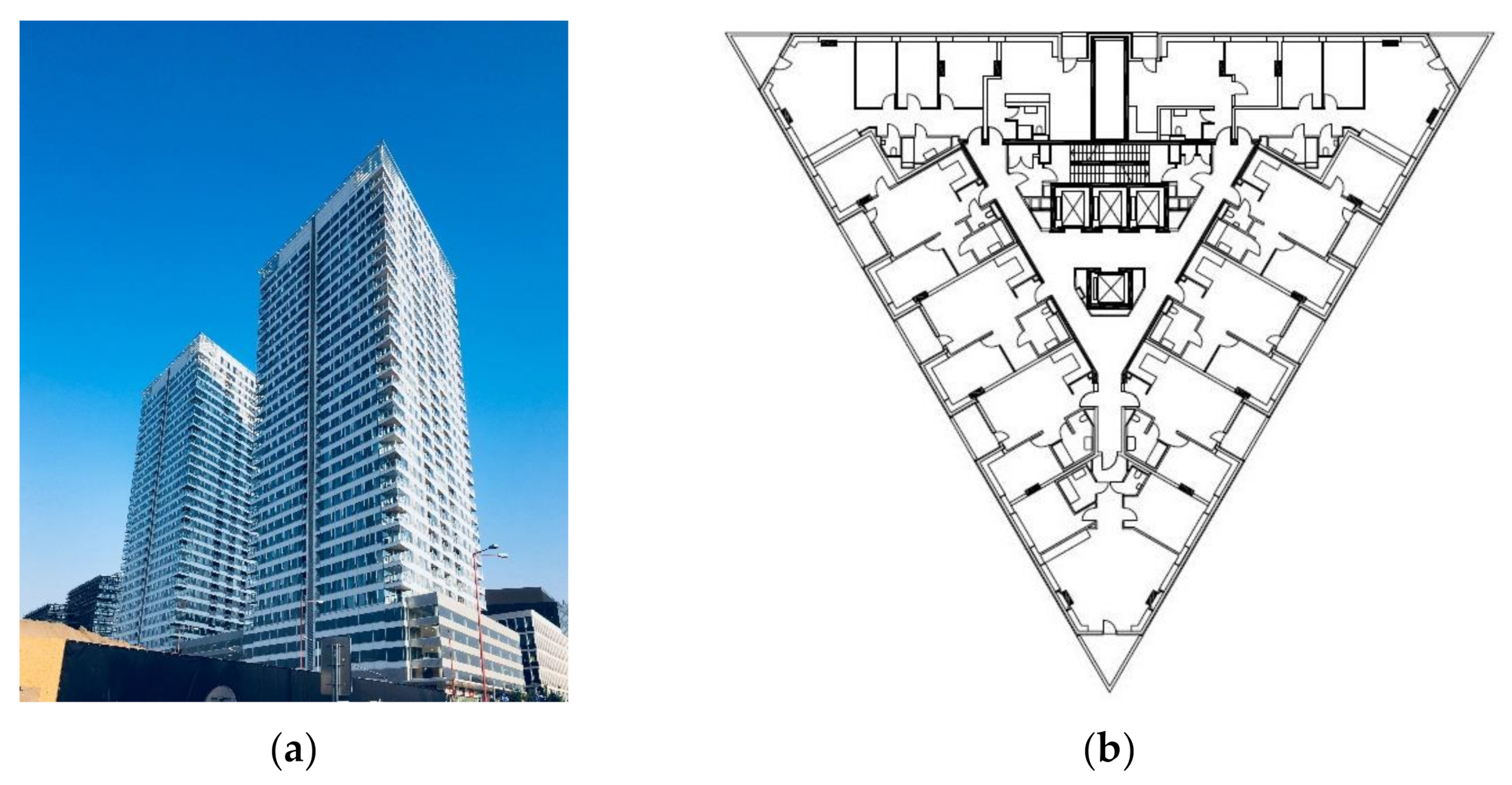 Fluids | Free Full-Text | CFD and Experimental Study of Wind Pressure  Distribution on the High-Rise Building in the Shape of an Equilateral Acute  Triangle | HTML