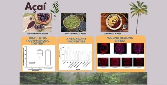 Foods | Free Full-Text | Chemical Composition and Bioactive Properties of  Commercial and Non-Commercial Purple and White Açaí Berries | HTML
