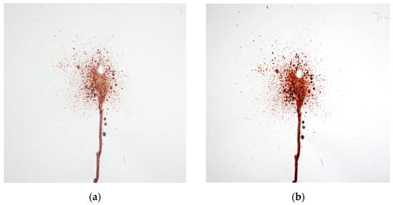 blood spray from gunshot