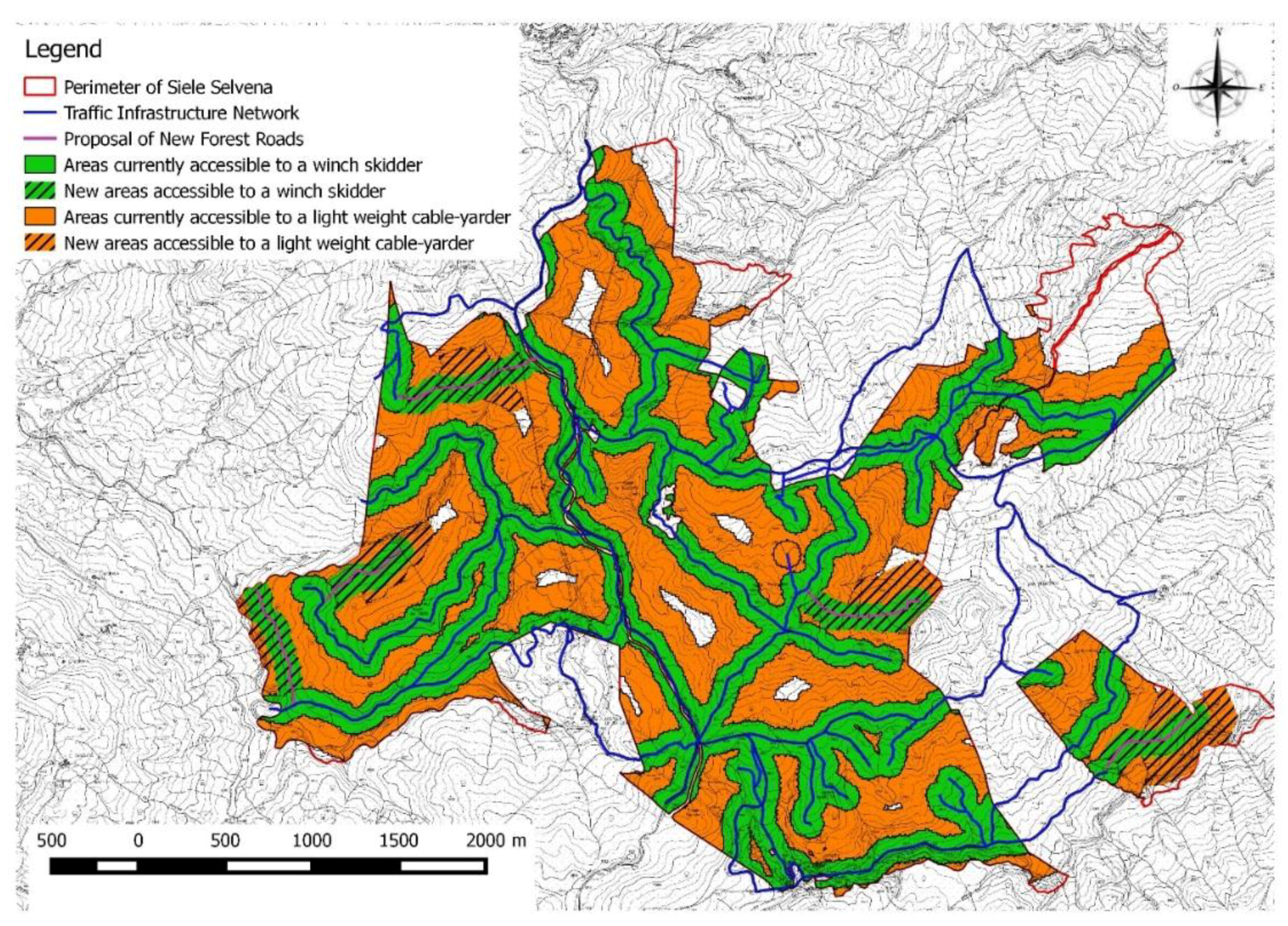 Forests Free Full Text The Application Of Two Approaches Using Gis Technology Implementation In Forest Road Network Planning In An Italian Mountain Setting Html