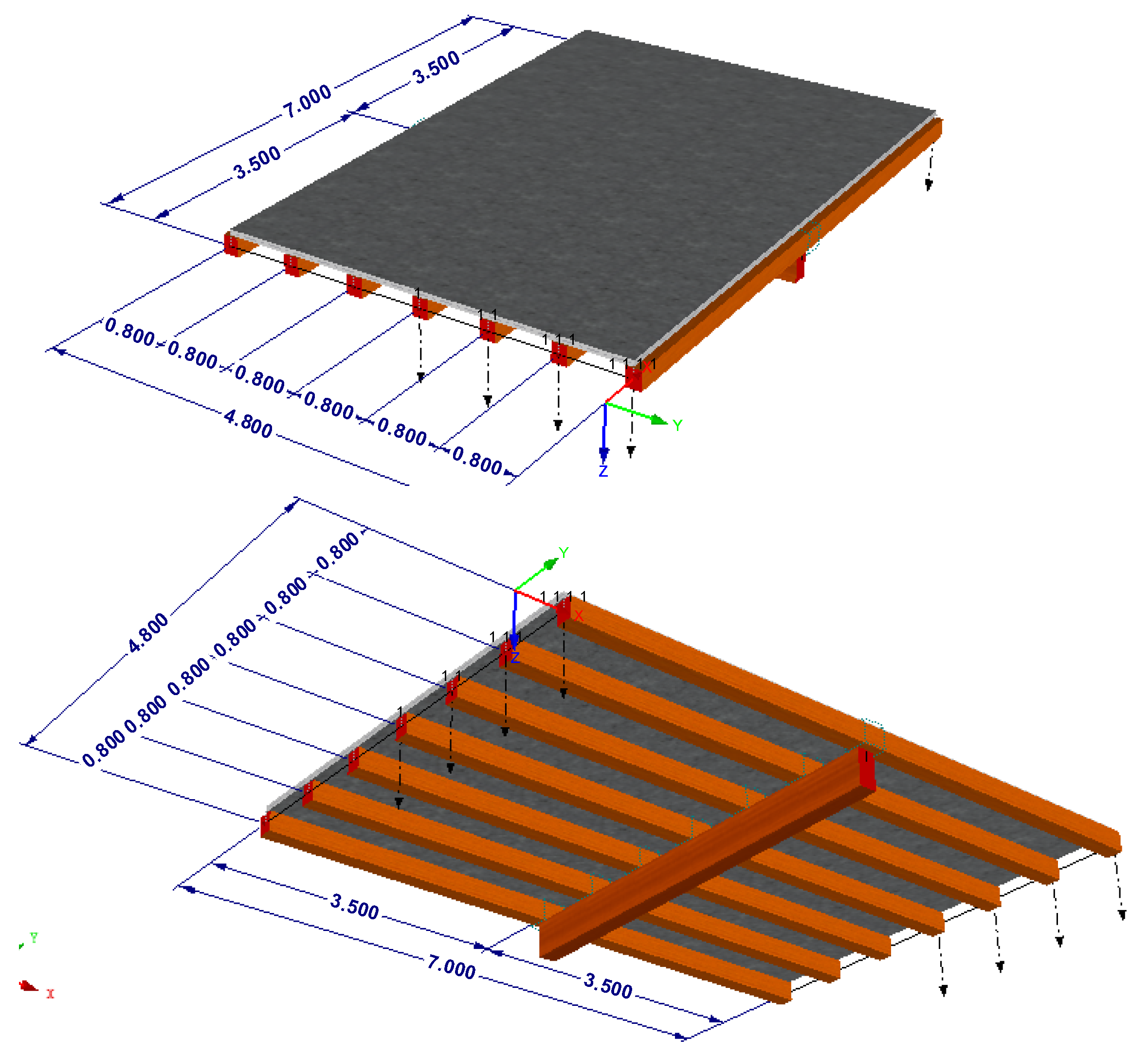 Forests | Free Full-Text | Analytical and Numerical Verification of  Vibration Design in Timber Concrete Composite Floors | HTML