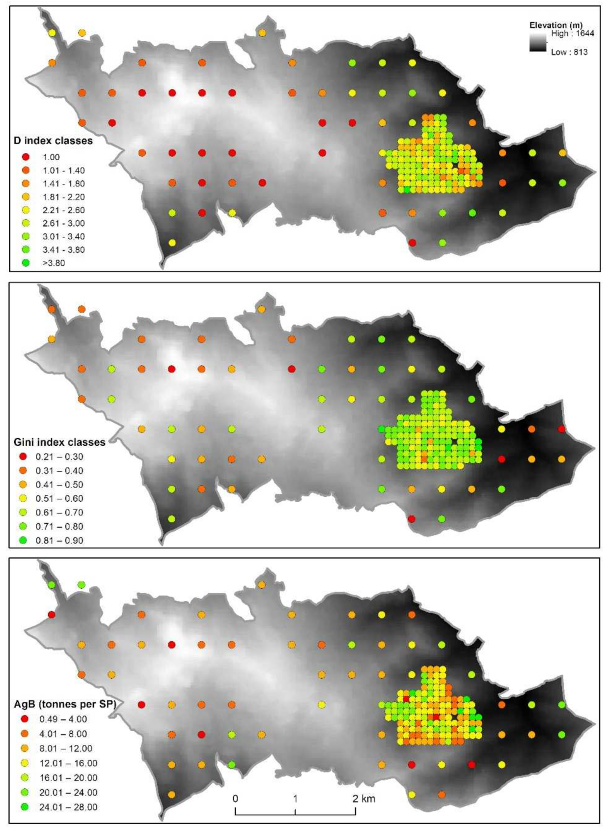 Frontiers  Wood density is related to aboveground biomass and productivity  along a successional gradient in upper Andean tropical forests