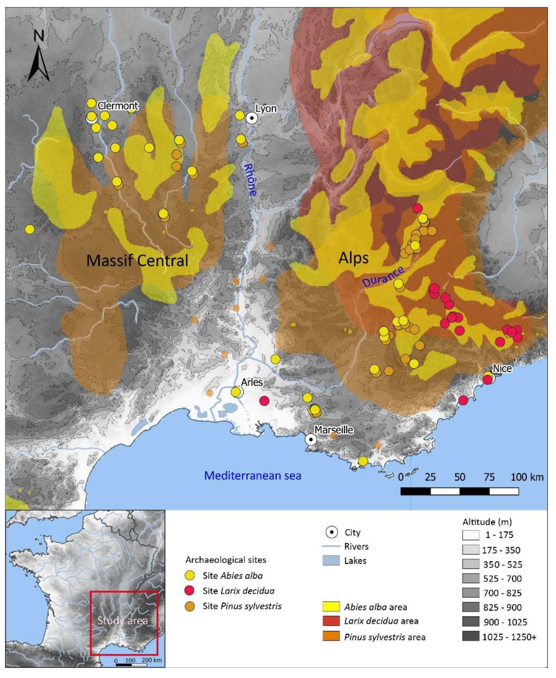 Forests | Free Full-Text | Forest Exploitation and Wood Supply: A  Dendroarchaeological Approach between the Massif Central and the Southern  Alps since the Middle Ages