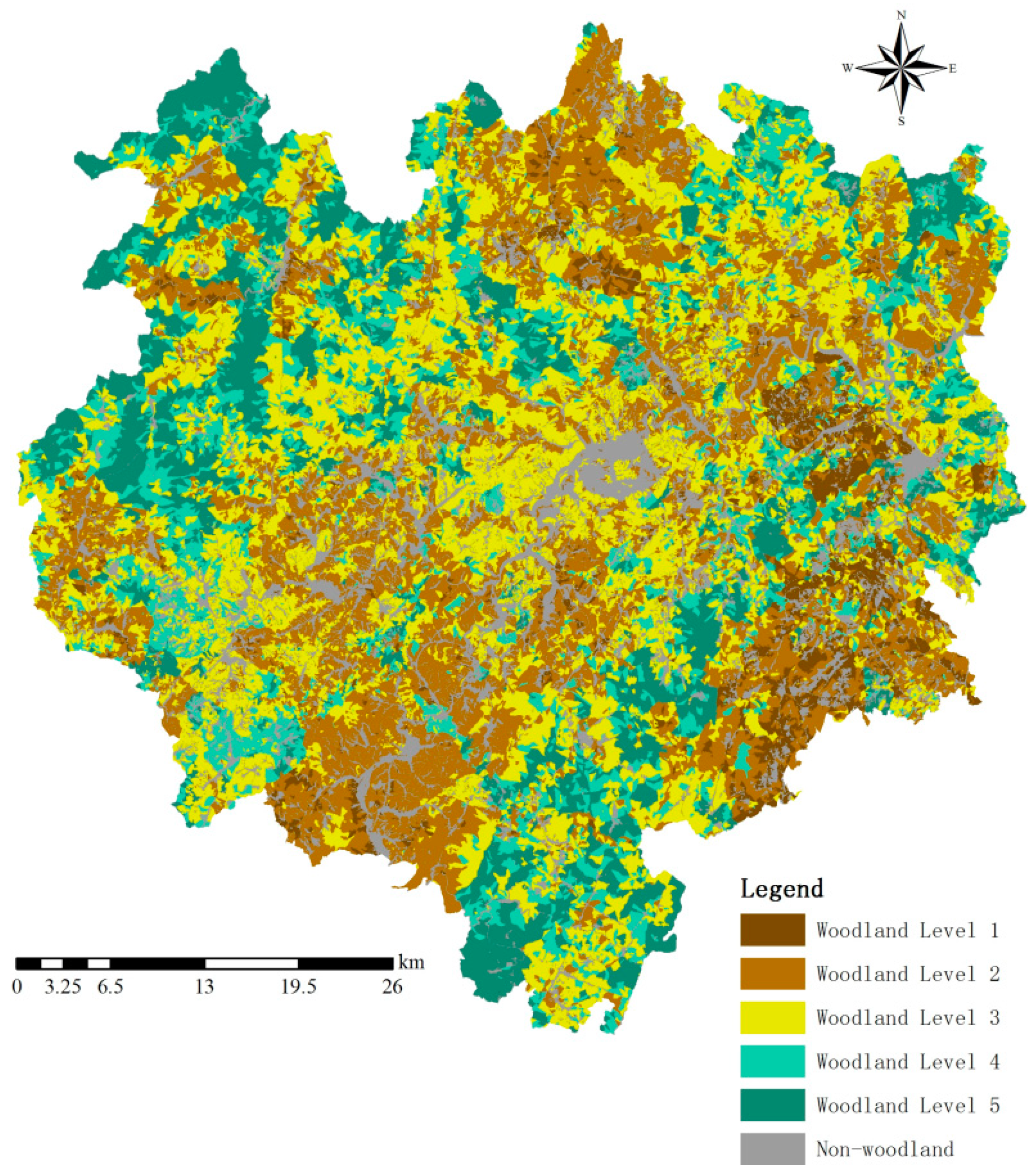 Forests | Free Full-Text | Grade Division and Benchmark Price of  Forestlands Using Geospatial Technology: A Case Study of Southeastern China  | HTML