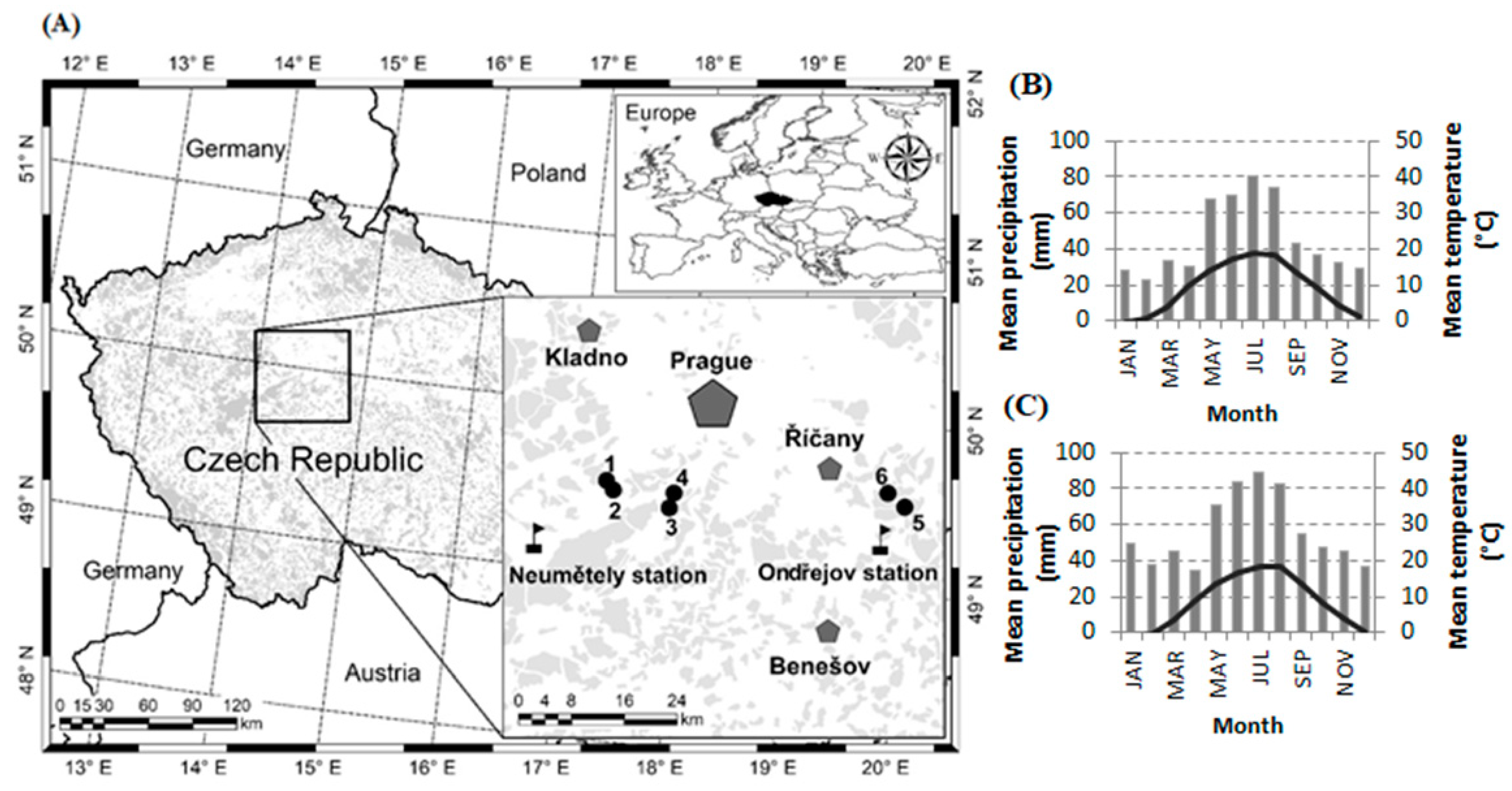 Forests | Free Full-Text | Mismatch between Annual Tree-Ring Width Growth  and NDVI Index in Norway Spruce Stands of Central Europe