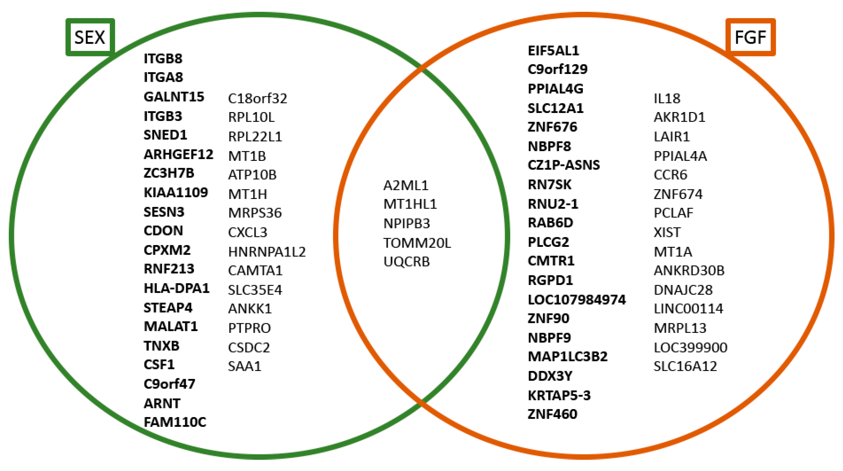 Genes Free Full Text Sex Specific Transcriptome Differences In Human Adipose Mesenchymal 9906