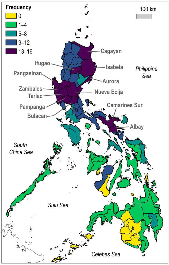 GeoHazards | Free Full-Text | Statistics on Typhoon Intensity and Rice ...