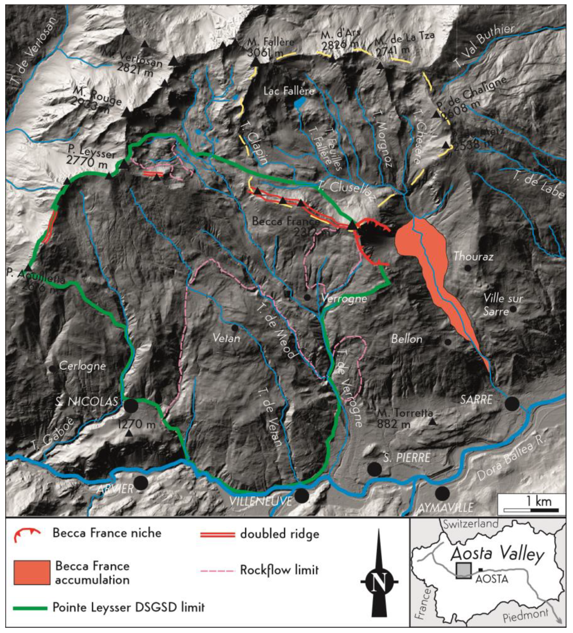 Karte des Rocky Mountain Nationalparks