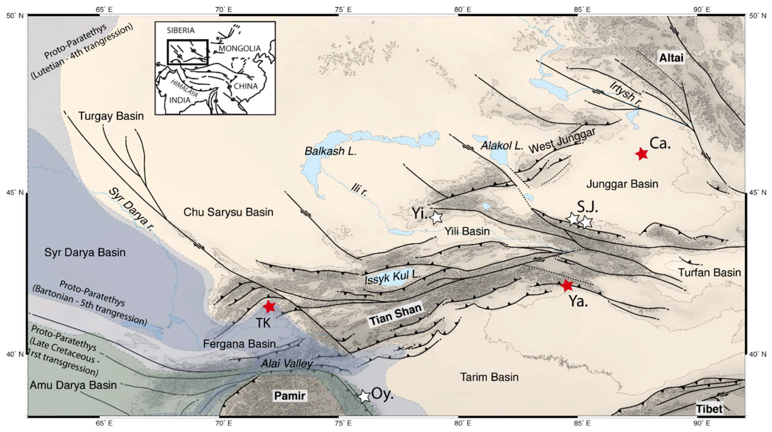 Geosciences Free Full Text Oxygen And Carbon Stable Isotope Composition Of Cretaceous To Pliocene Calcareous Paleosols In The Tian Shan Region Central Asia Controlling Factors And Paleogeographic Implications Html