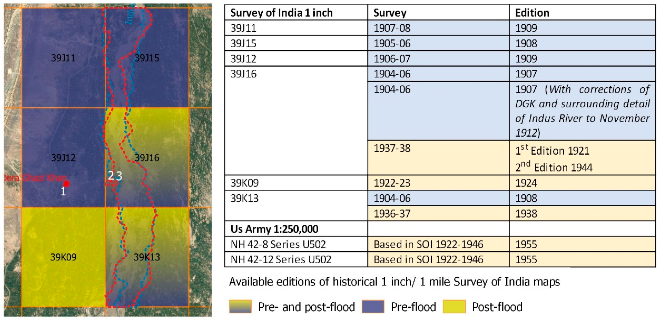 Geosciences Free Full Text Remote Sensing And Historical Morphodynamics Of Alluvial Plains The 1909 Indus Flood And The City Of Dera Ghazi Khan Province Of Punjab Pakistan Html