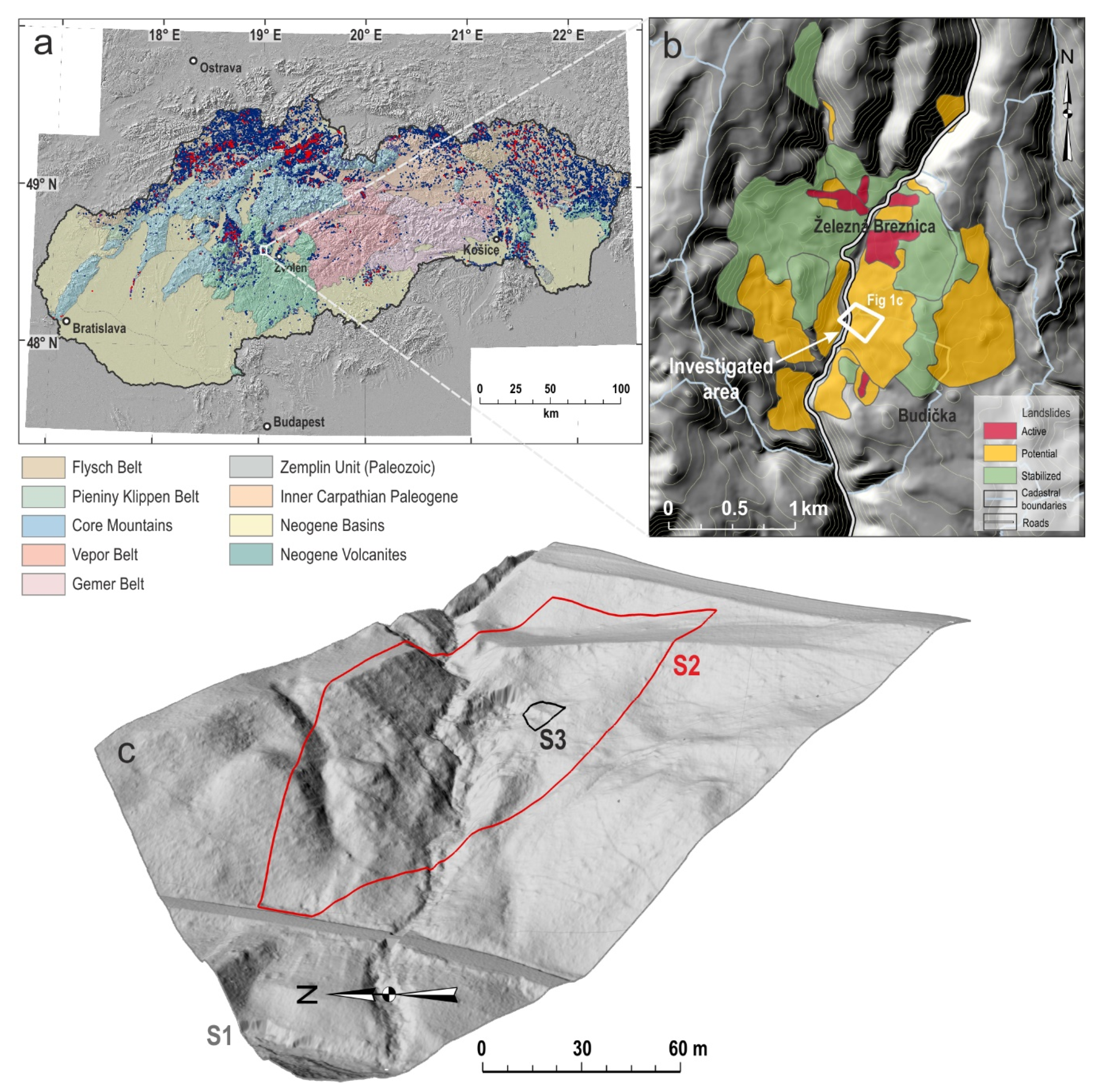Geosciences | Free Full-Text | Identification of Micro-Scale Landforms of  Landslides Using Precise Digital Elevation Models